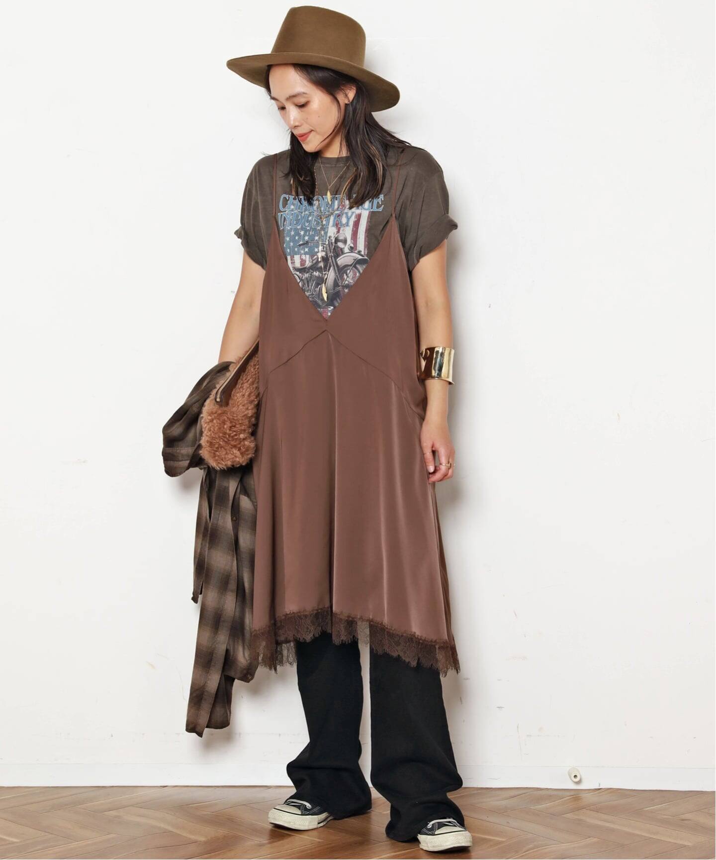 AP STUDIO   THE PIKES Tシャツガウン　新品未使用 新品】THE PIKES Tシャツ ガウン（AP STUDIO - AP STUDIO THE
