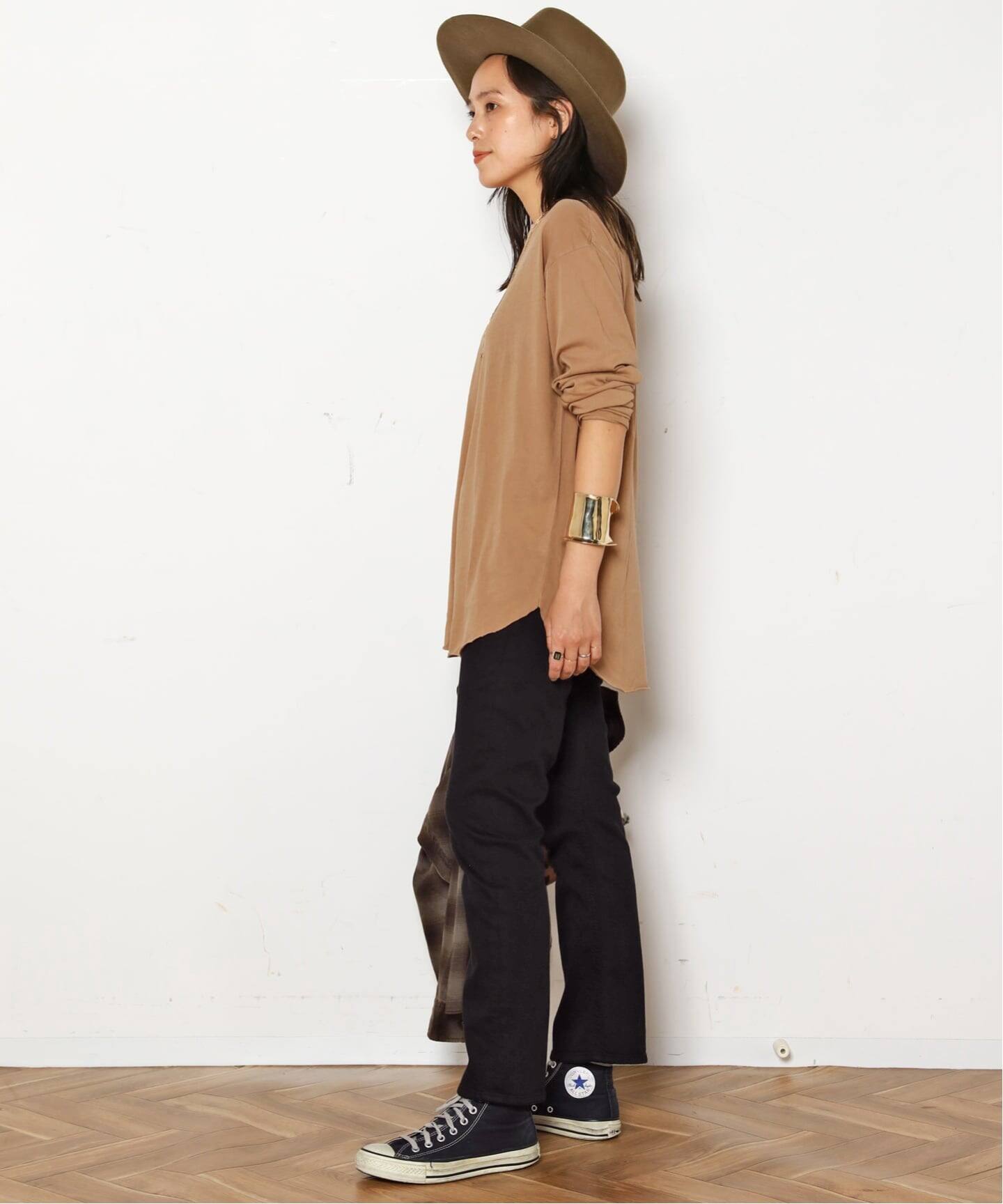 AP STUDIO ギザ87 ビッグTシャツ⭐︎ベージュ GOOD ROCK SPEED / グッドロックスピード】 別注pack Tシャツ(ベージュ