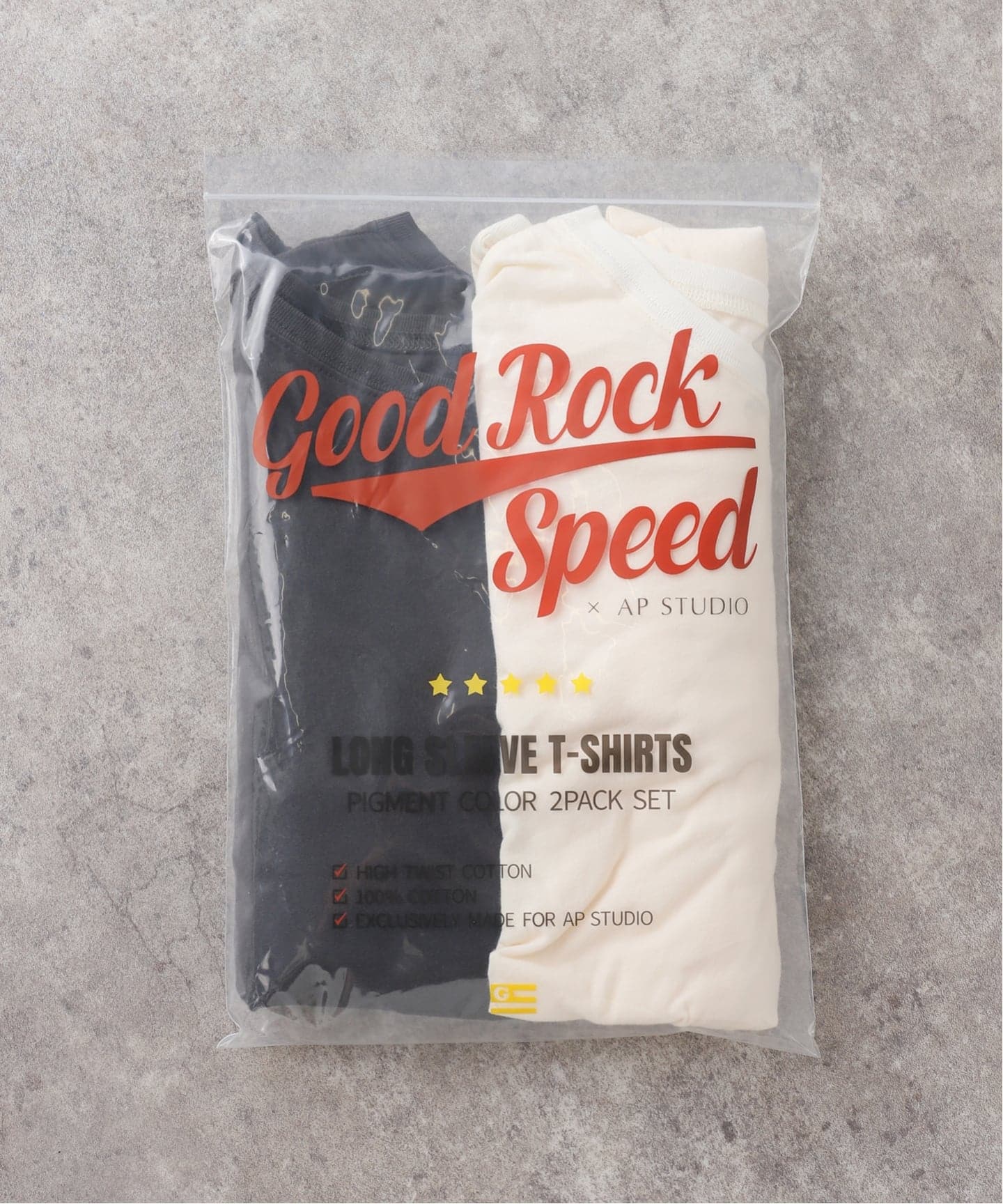 GOOD ROCK SPEED / グッドロックスピード】別注pack Tシャツ(スミクロ