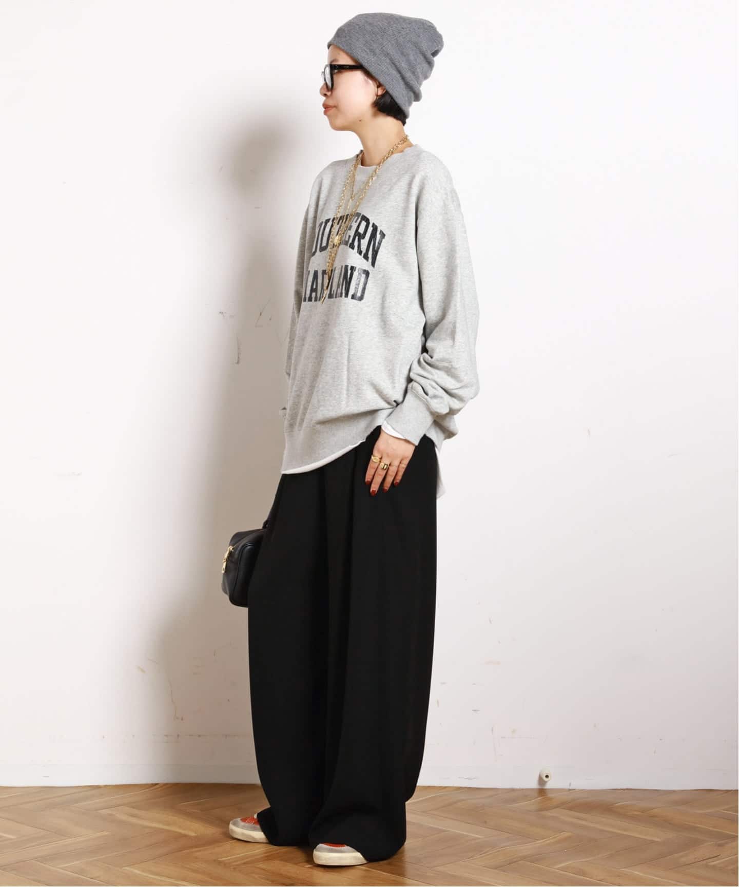 【athletic wear MASON】別注オーバーカレッジスウェット athletic wear MASON】別注オーバーカレッジスウェット（Tシャツ