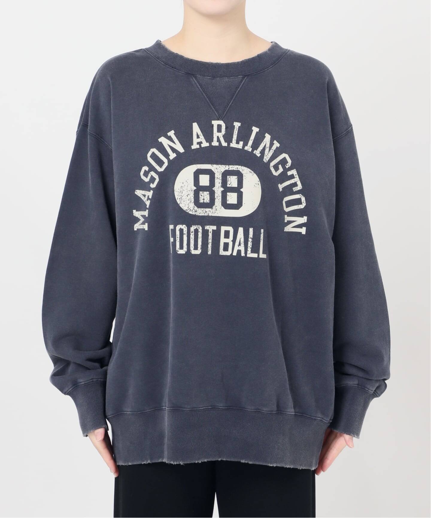 athletic wear MASON】別注オーバーカレッジスウェット（Tシャツ 