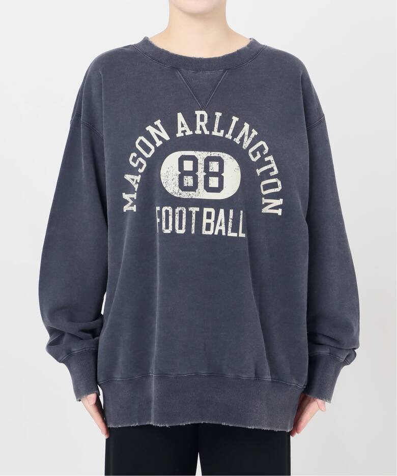 athletic wear MASON】別注オーバーカレッジスウェット（Tシャツ 