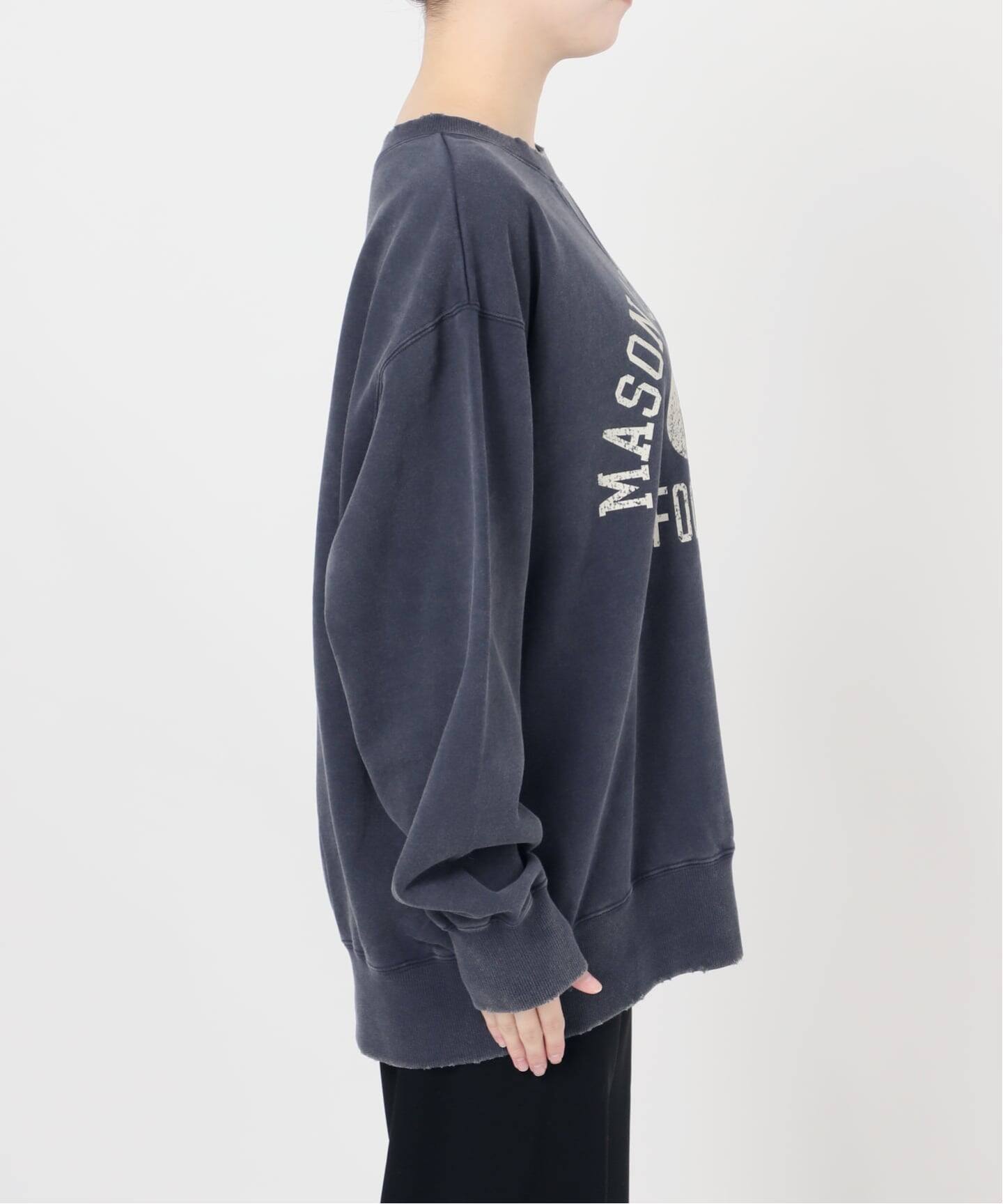 athletic wear MASON】別注オーバーカレッジスウェット（Tシャツ 