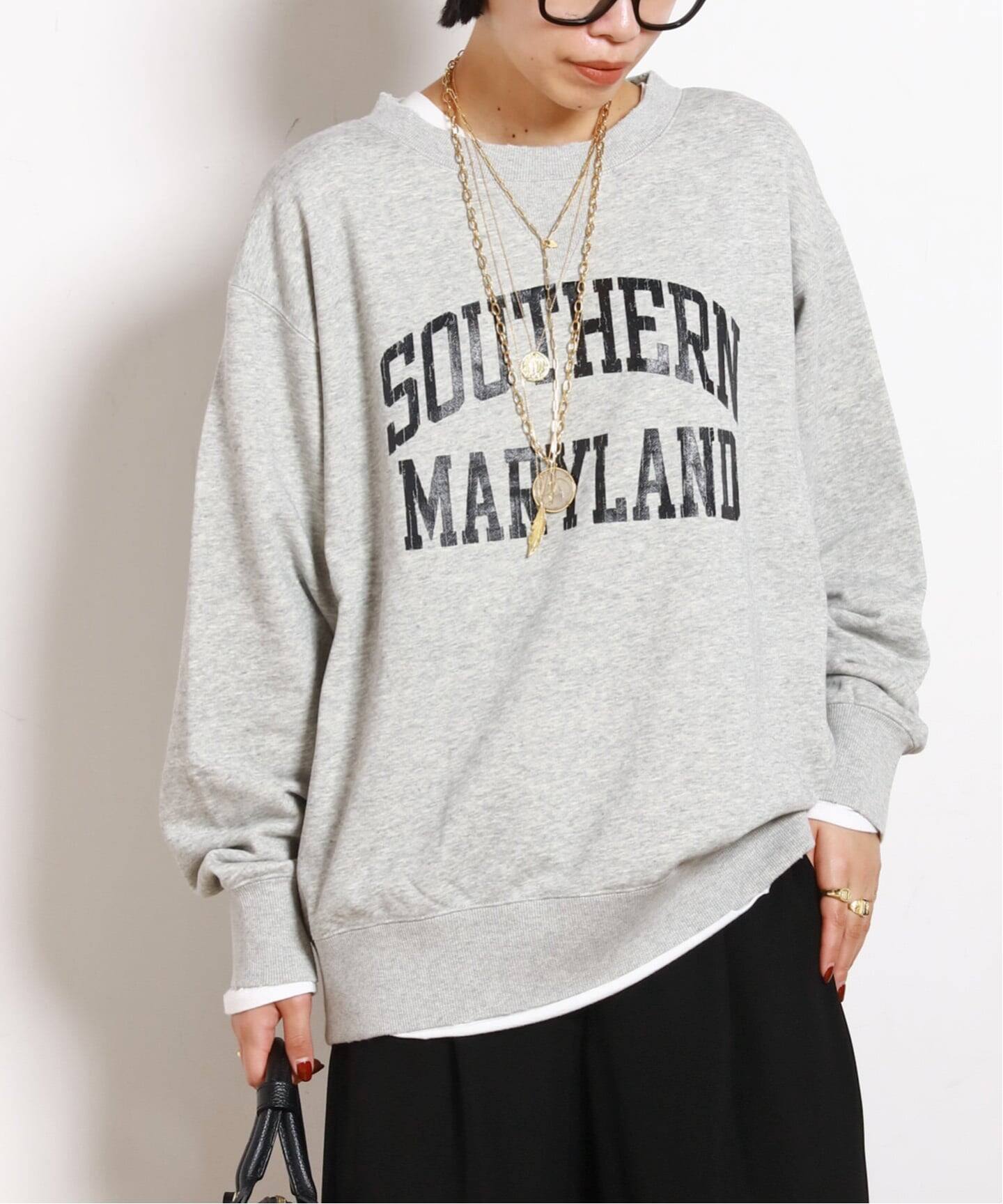 athletic wear MASON】別注オーバーカレッジスウェット（Tシャツ 