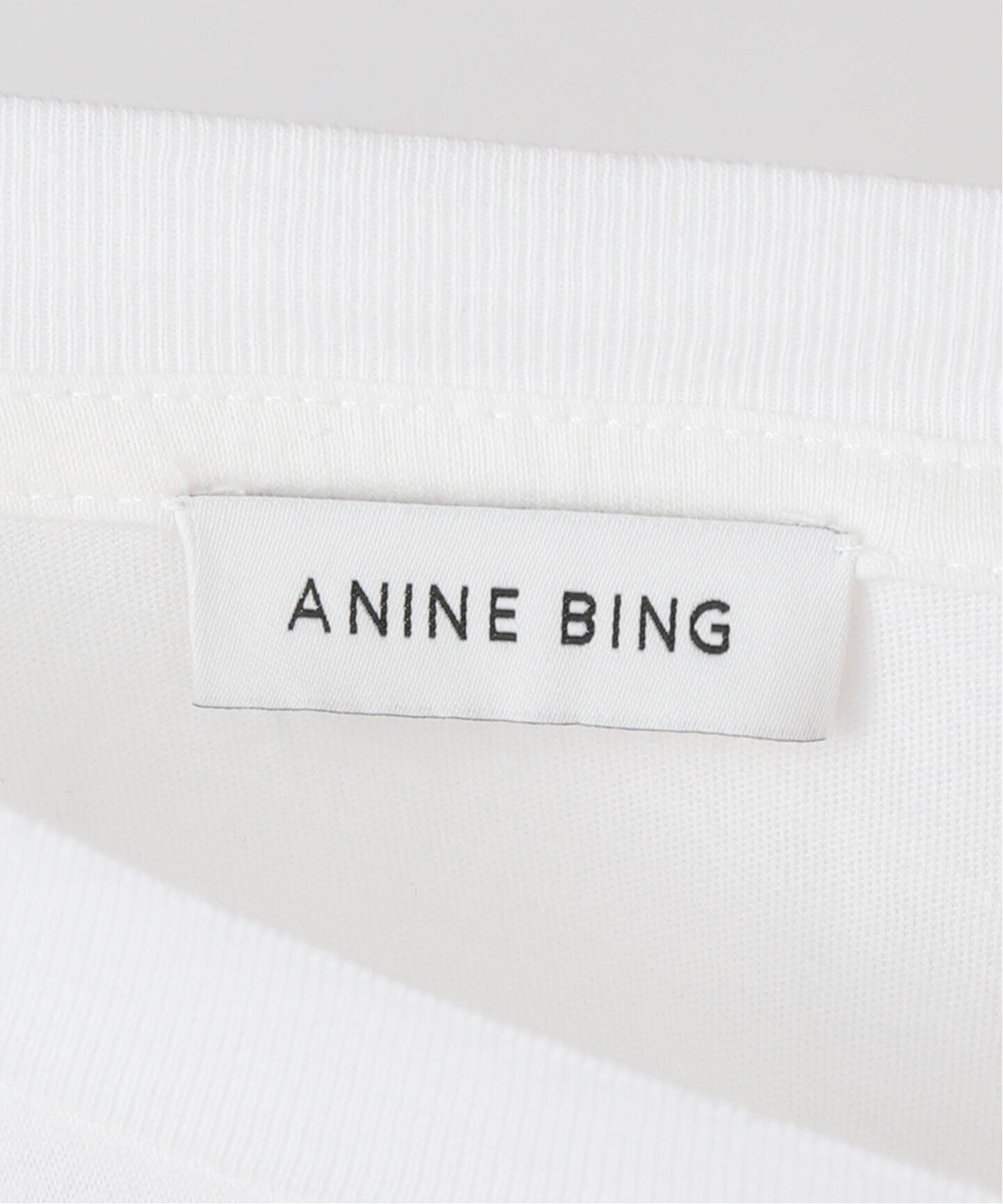 ANINE BING/アニン ビン】WALKER TEE LYRICS（Tシャツ