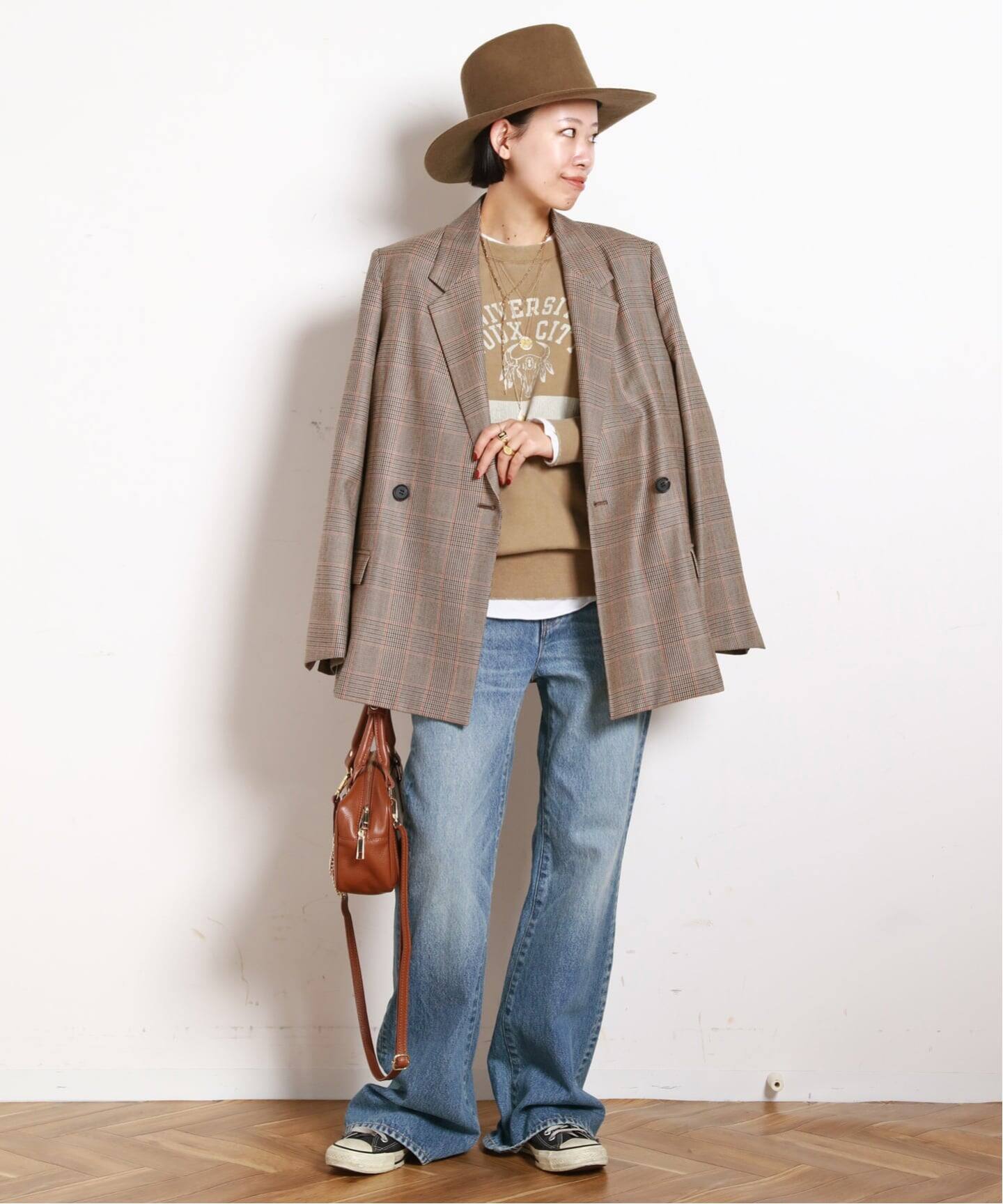 athletic wear MASON】別注カレッジスウェット（Tシャツ／カットソー