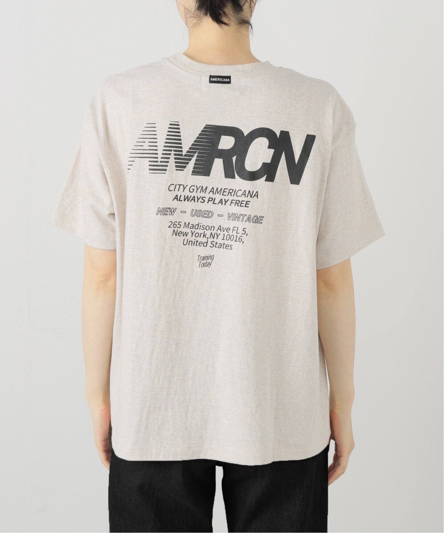 予約》【AMERICANA/アメリカーナ】CITY GYM AMERICANA Tシャツ（T  