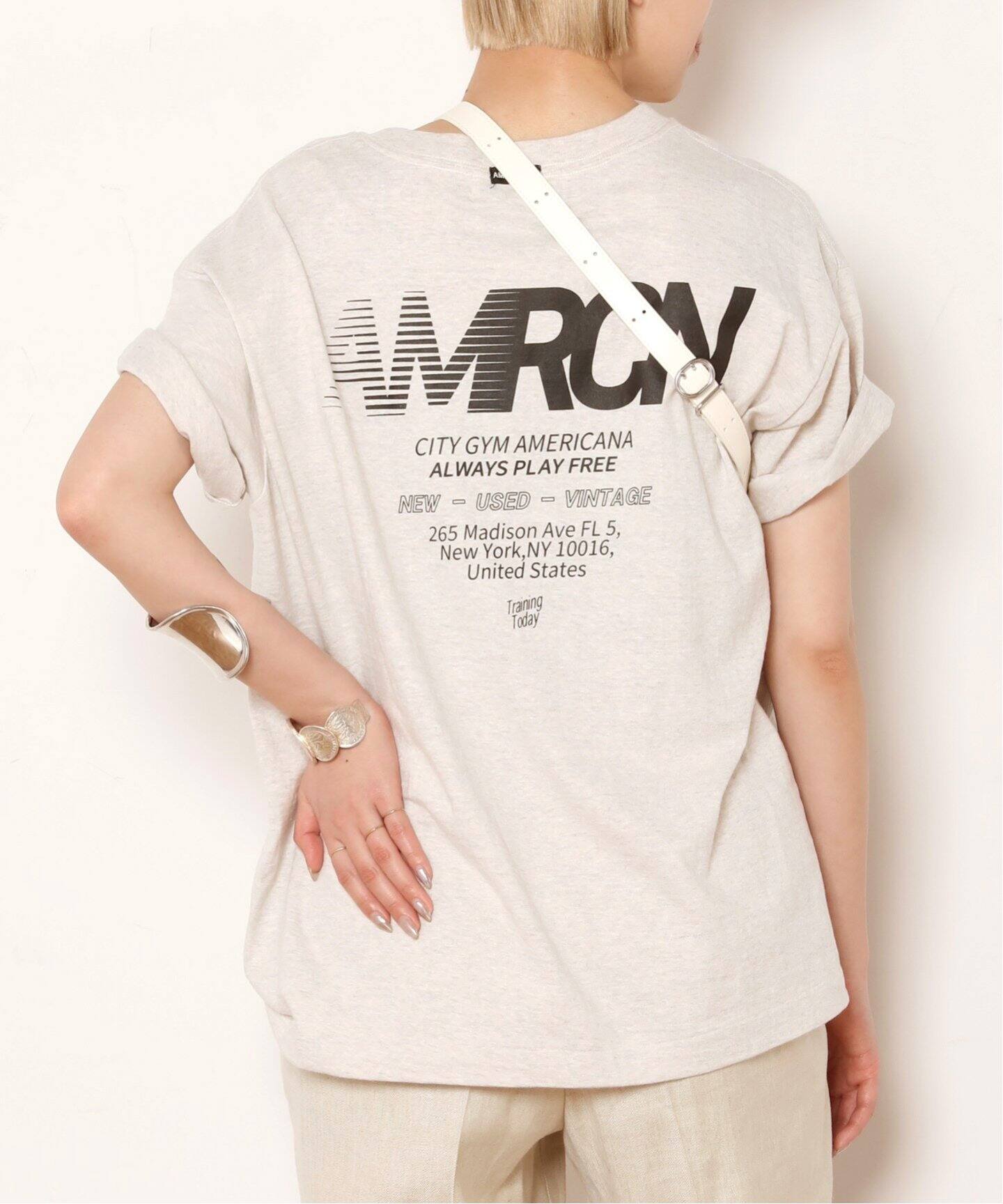 予約》【AMERICANA/アメリカーナ】CITY GYM AMERICANA Tシャツ（T  