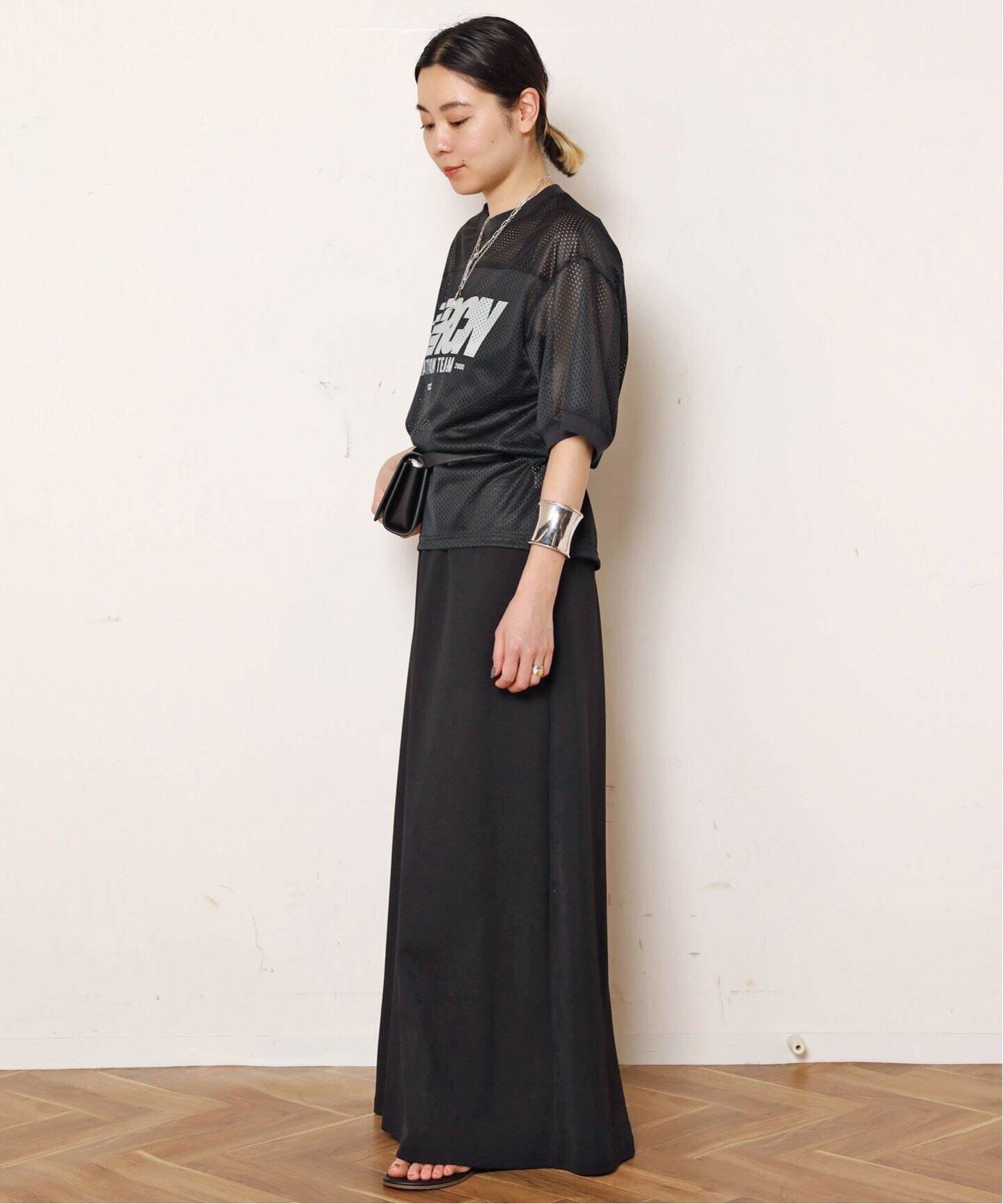 AMERICANA/アメリカーナ】メッシュTシャツ（Tシャツ／カットソー）｜AP 