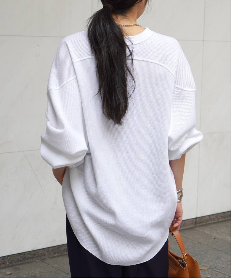 AMERICANA/アメリカーナ】別注サーマルプルオーバー（Tシャツ  