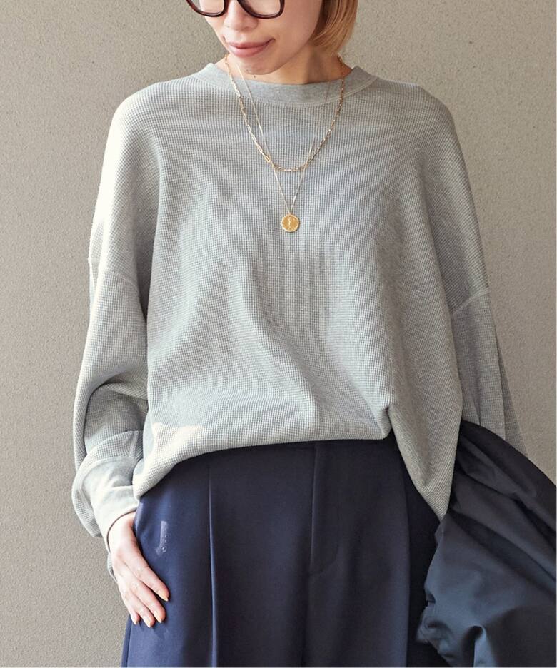 AMERICANA/アメリカーナ】別注サーマルプルオーバー（Tシャツ  