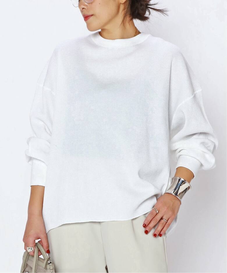 AMERICANA/アメリカーナ】別注サーマルプルオーバー（Tシャツ  