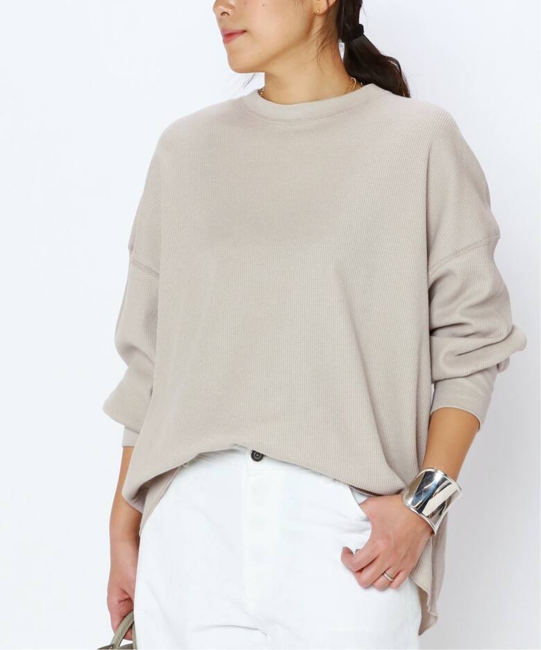 AMERICANA/アメリカーナ】別注サーマルプルオーバー（Tシャツ  