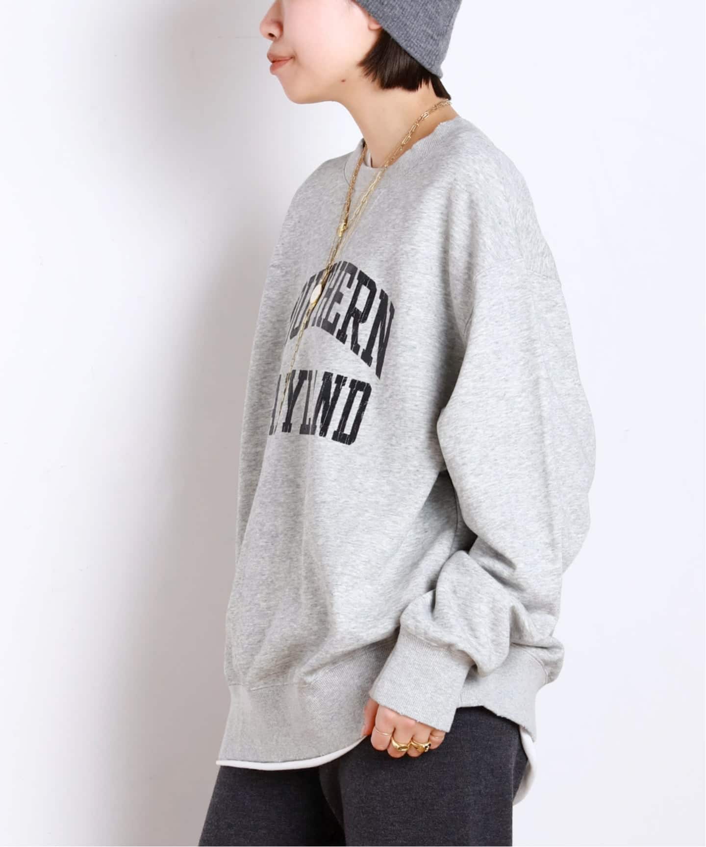 athletic wear MASON】over collegesweat（スウェット）｜AP STUDIO