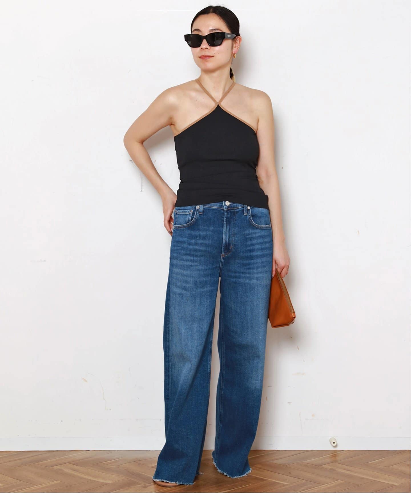 DAWN/ダン】BICOLOR CAMISOLE（カップ付きインナー）｜AP STUDIO
