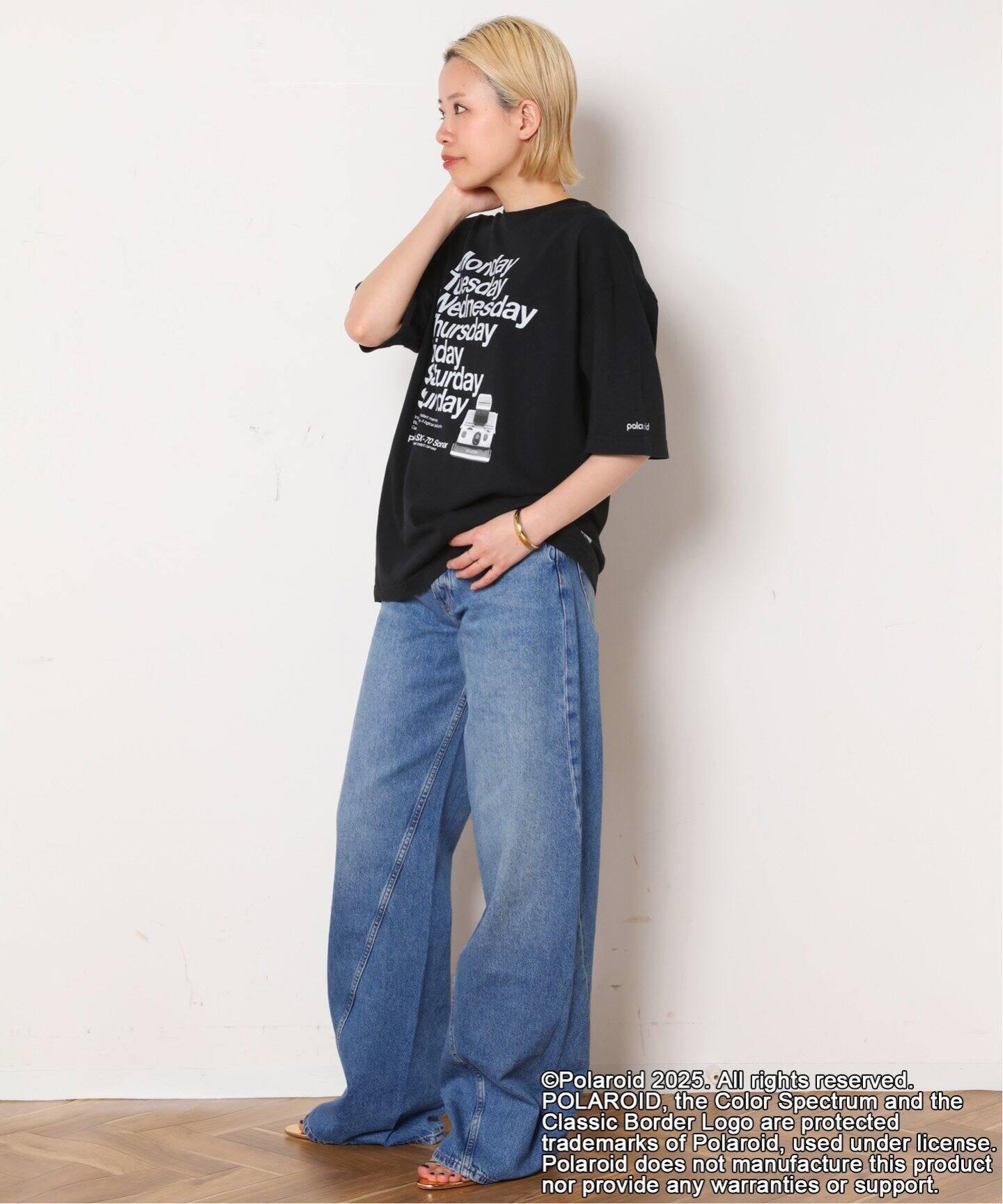 トップス AP STUDIO JOHNBULLPOLAROID SX-70-1 Tsh JOHNBULL/ジョンブル】POLAROID SX-70-1 Tsh（Tシャツ