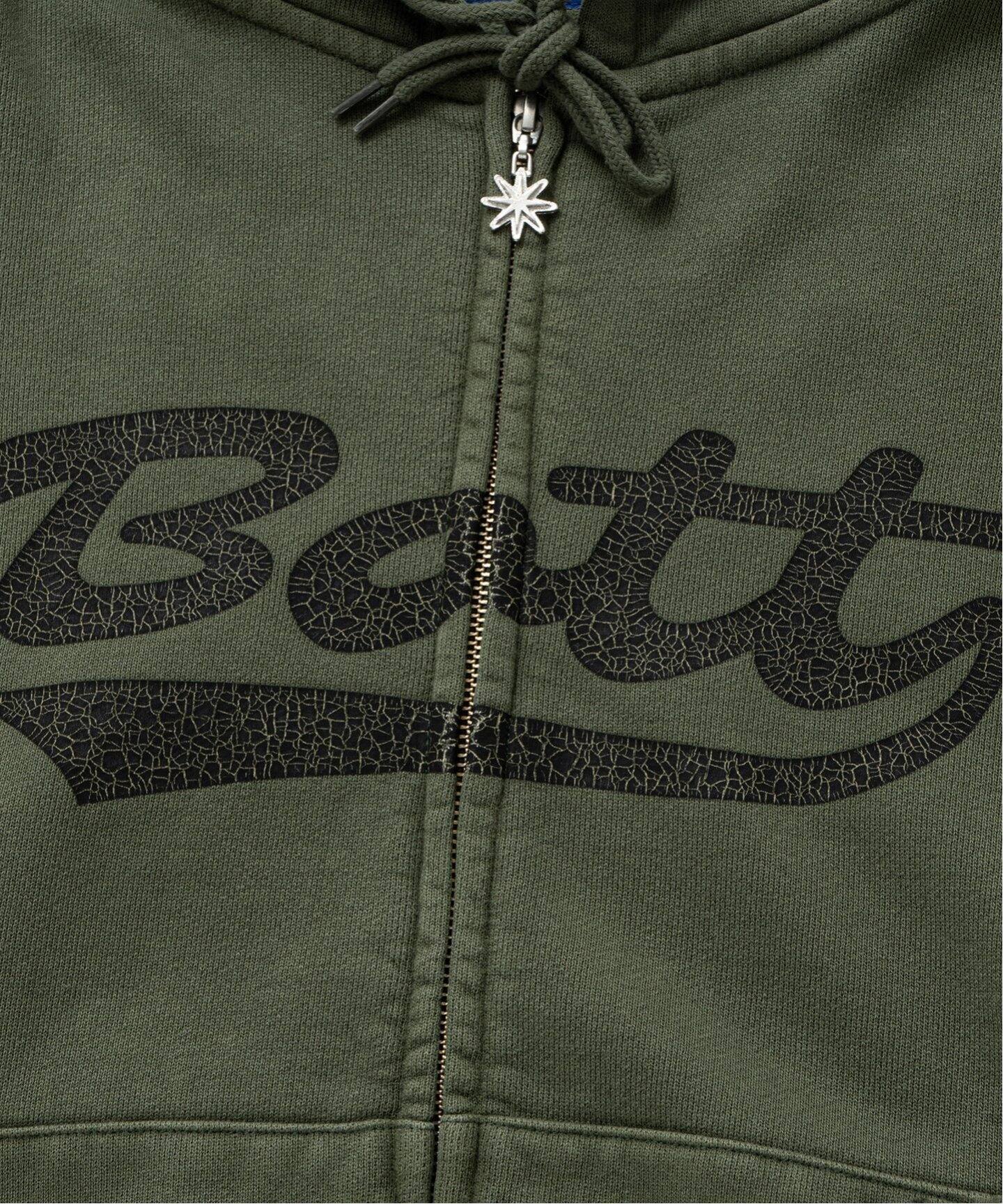 BoTT / ボット】Washed Script Logo Zip Hoodie（パーカー）｜WISM 
