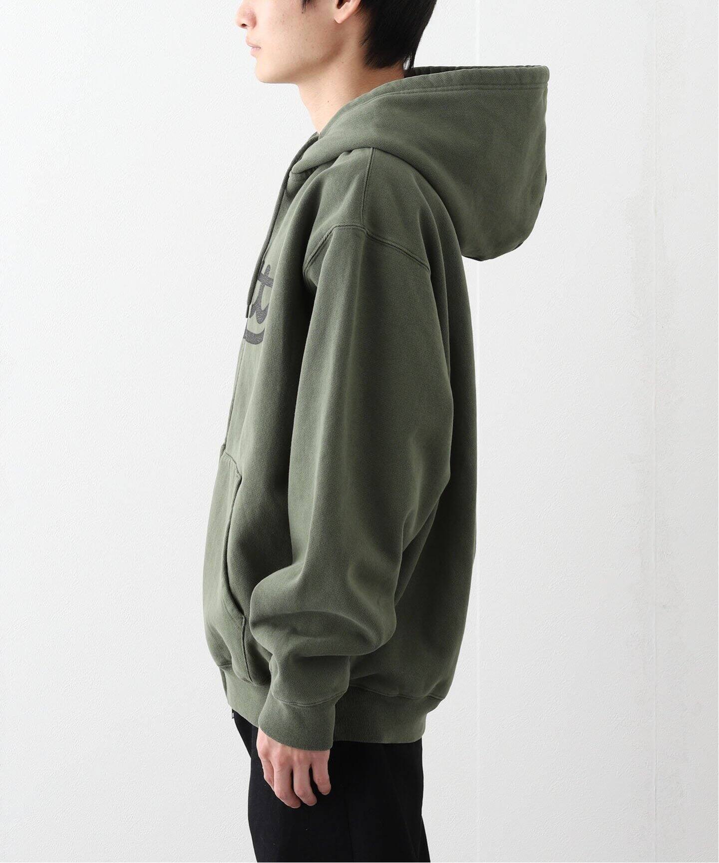 BoTT / ボット】Washed Script Logo Zip Hoodie（パーカー）｜WISM  