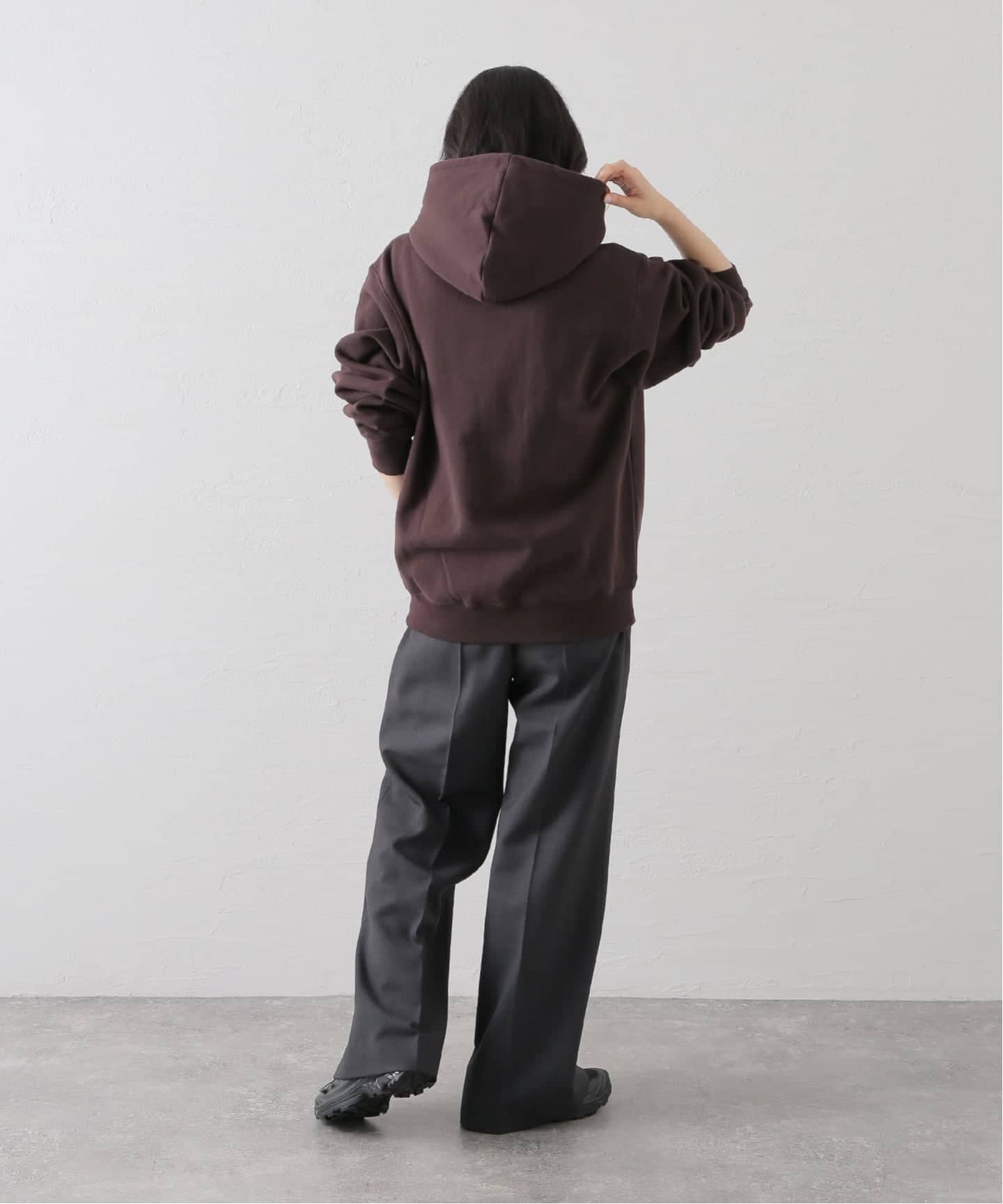 美品☆WlSM ベースメントギア　パーカー　ブラウンM WISM（ウィズム） パーカー BASEMENT GEAR / ベースメントギア 15oz