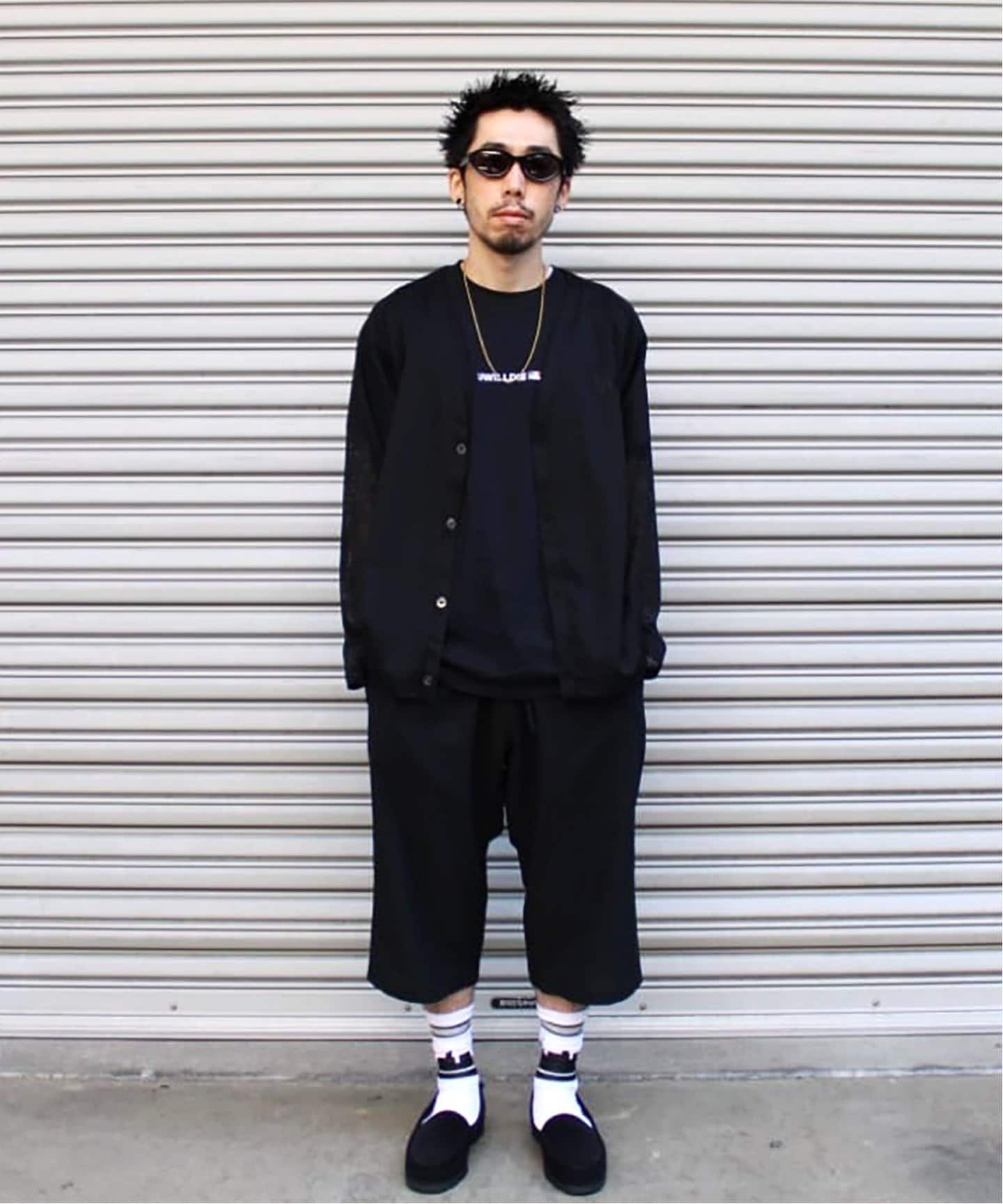 Needles ニードルス V Neck Cardigan カーディガン M 黒 Needles ニードルス V Neck Cardigan カーディガン M 黒