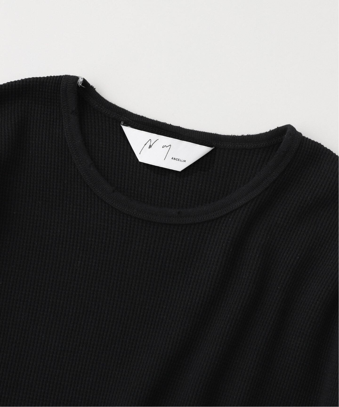 ANCELLM / アンセルム DAMAGE WAFFLE CREW LS T-SHIRT（Tシャツ
