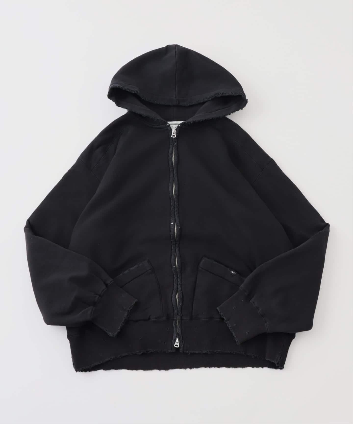 トップス ancellm ZIPUP HOODIE BLACK ANCELLM ZIPUP HOODIE BLACK 通販ページ octavia[オクタヴィア]