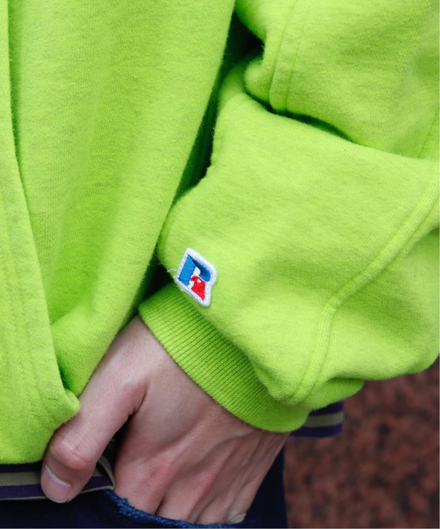 BAL×RUSSELL ATHLETIC/HIGH COTTON HOODIE BAL / RUSSELL ATHLETIC HIGH COTTON DISTRESSED H