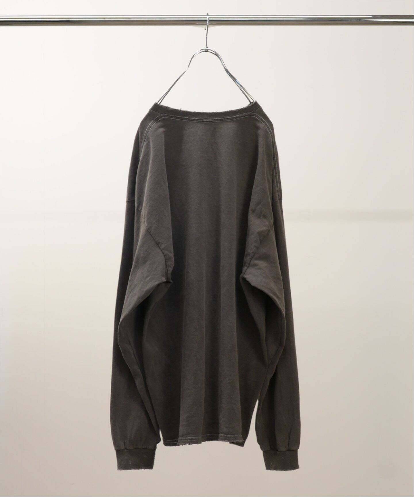 ANCELLM / アンセルム EMBROIDERY DYED LS T-SHIRT（Tシャツ