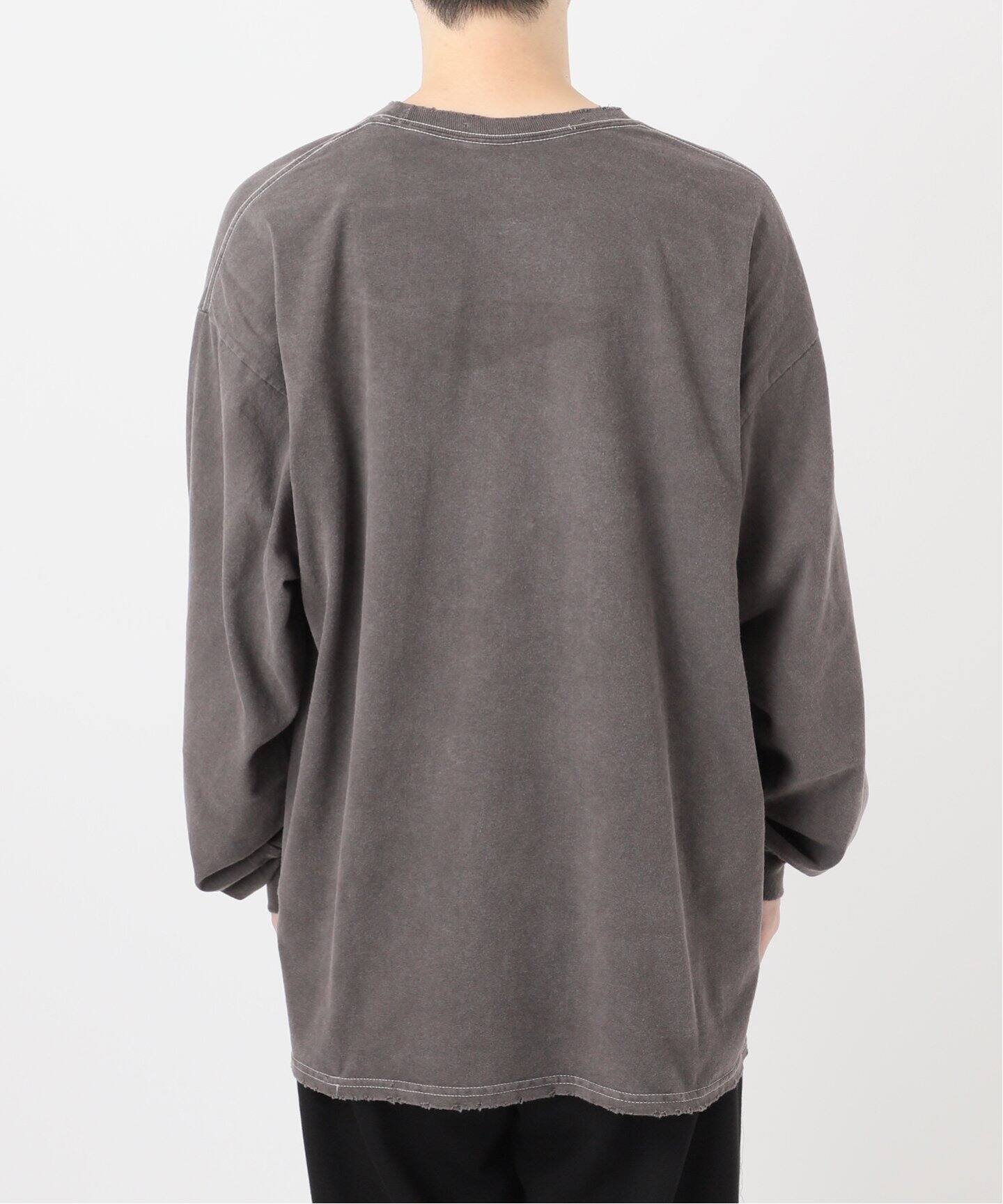 ANCELLM / アンセルム EMBROIDERY DYED LS T-SHIRT（Tシャツ