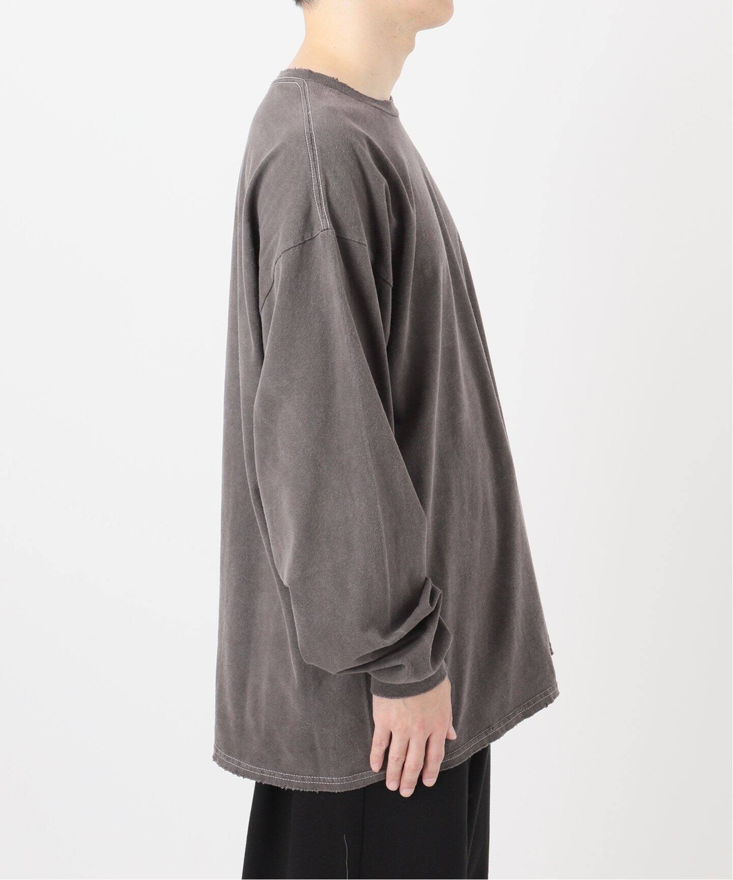 ANCELLM / アンセルム EMBROIDERY DYED LS T-SHIRT（Tシャツ