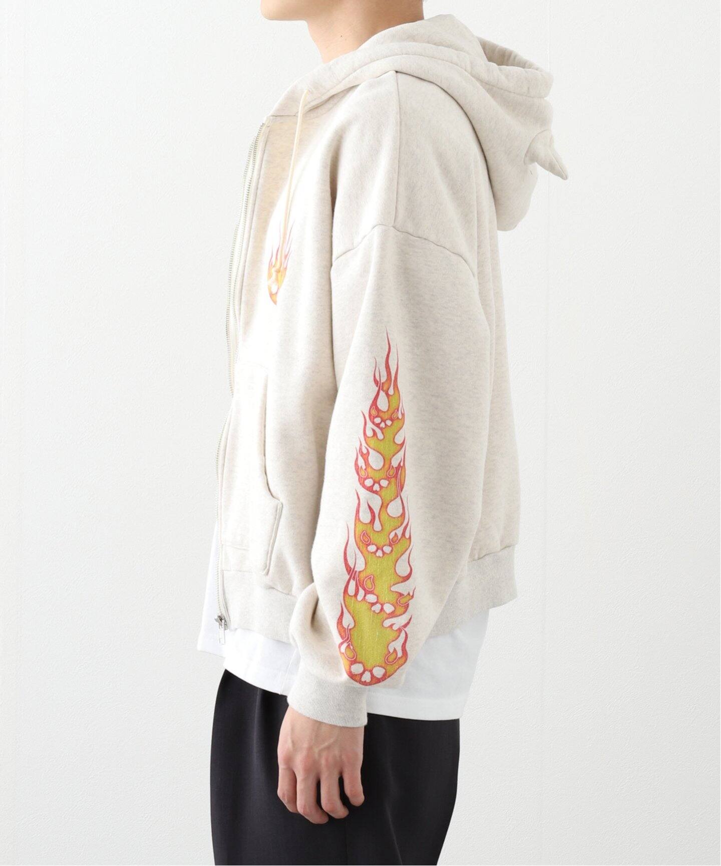 TOY DEVIL / トイデビル DEVIL ZIP HOODIE-FIRE DEVIL SK（パーカー