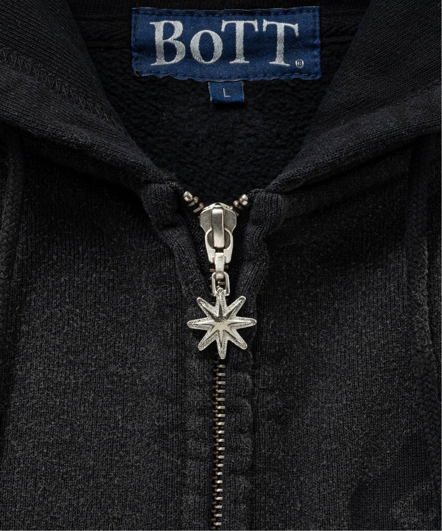 BoTT / ボット Washed Lucky Logo Zip Hoodie（Tシャツ／カットソー