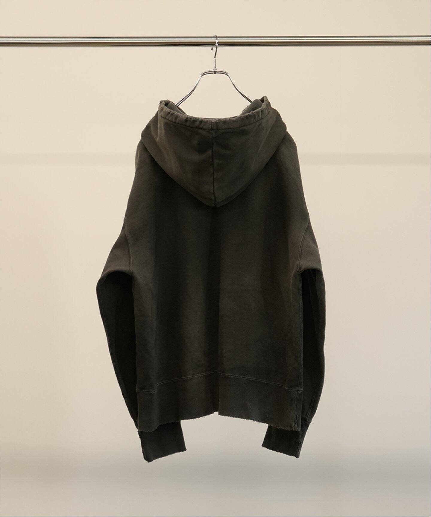 ANCELLM / アンセルム】DYED DAMAGE HOODIE（パーカー）｜WISM 