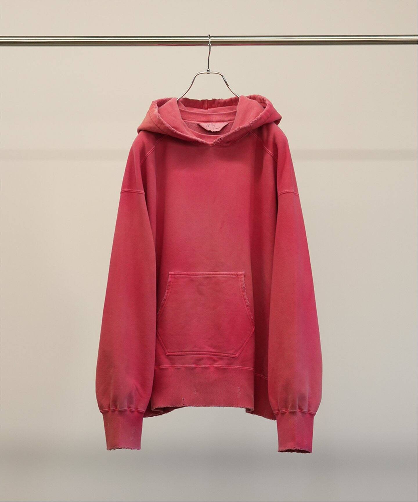 ANCELLM / アンセルム】DYED DAMAGE HOODIE（パーカー）｜WISM 