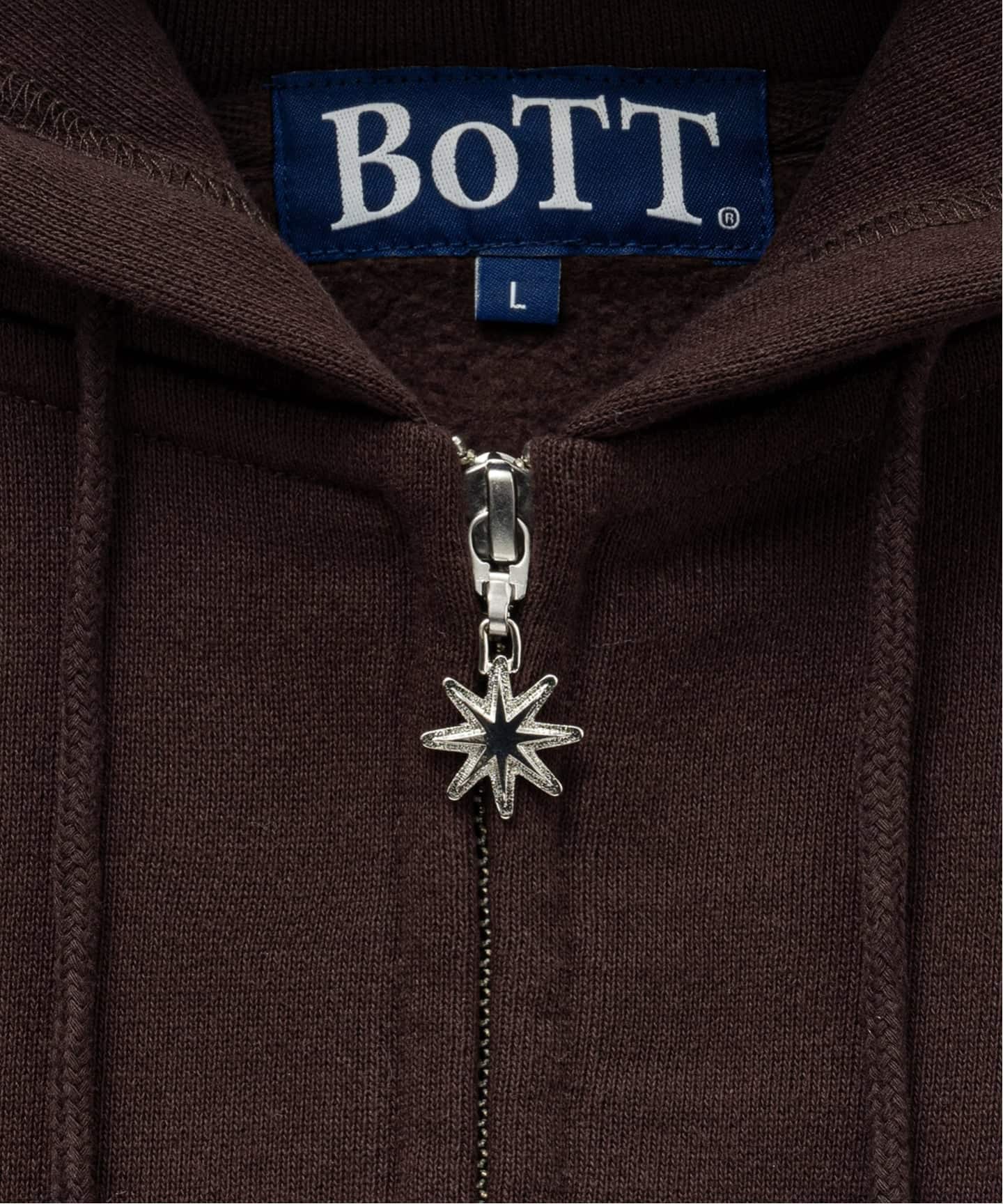 BoTT / ボット B Logo Zip Hoodie（パーカー）｜WISM（ウィズム）の