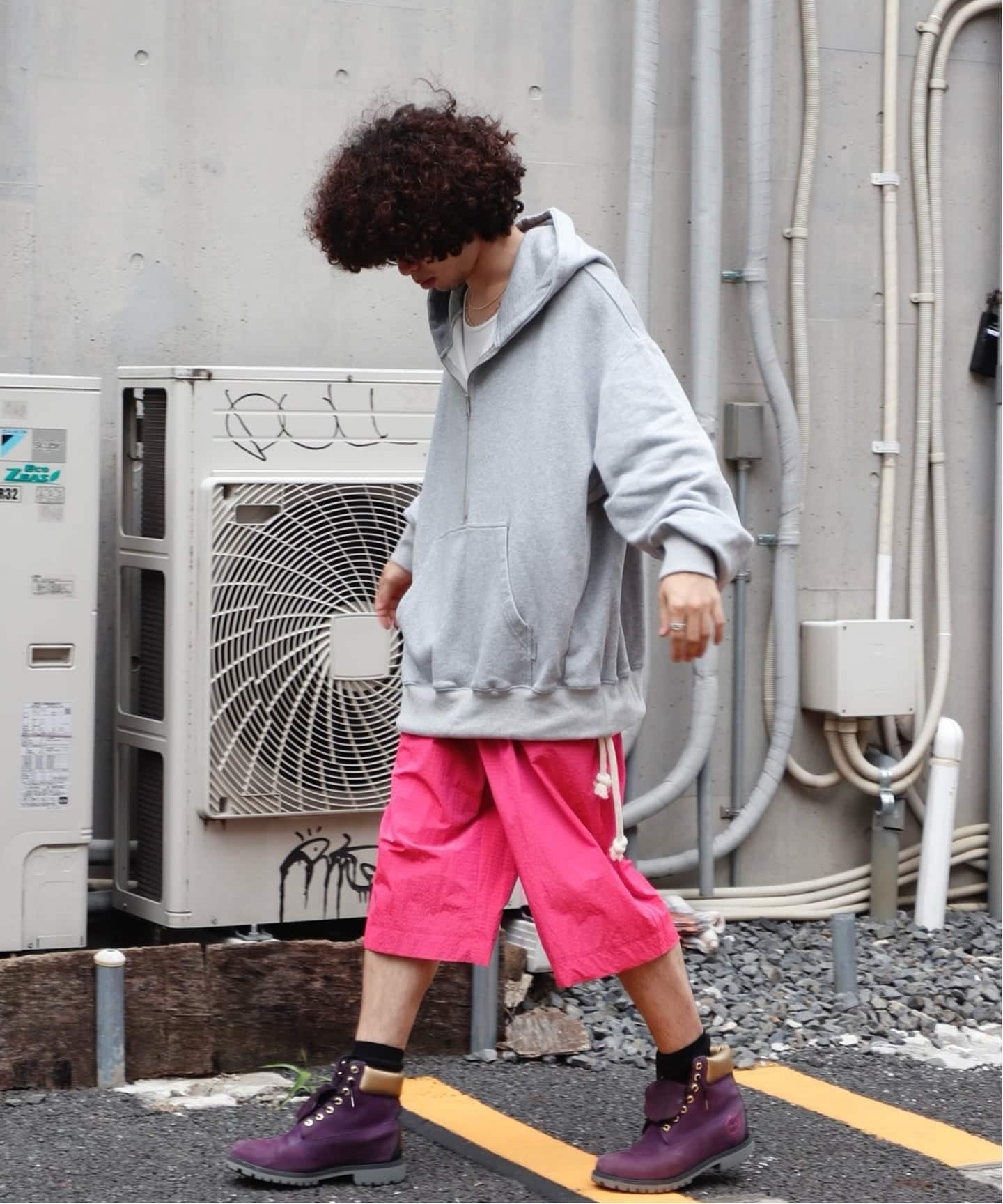 TENHALF / テンハーフ HALF ZIPPER HOODIE（Tシャツ／カットソー