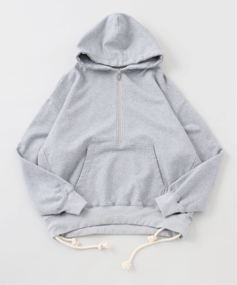 TENHALF / テンハーフ HALF ZIPPER HOODIE（Tシャツ／カットソー