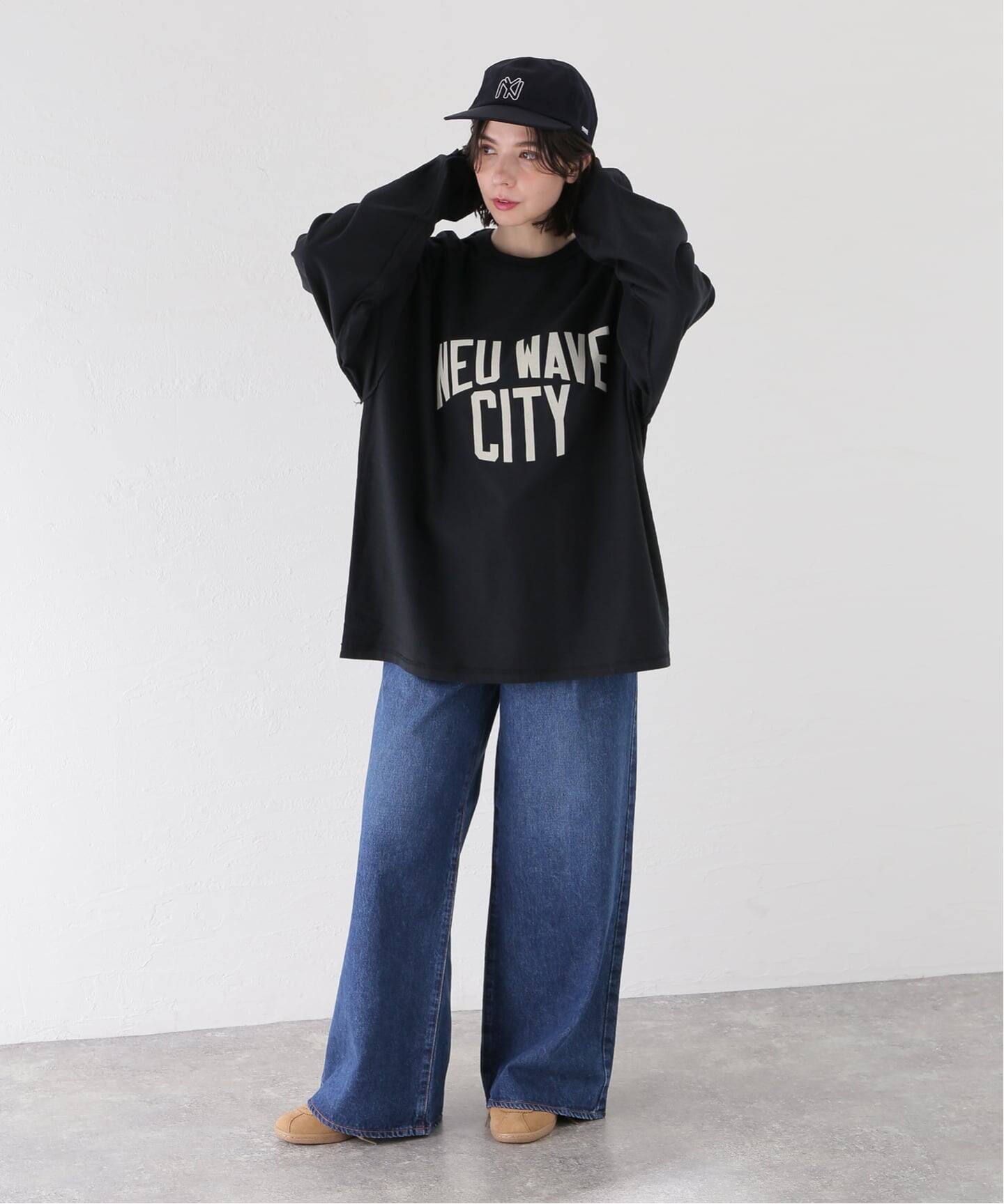 ISNESS MUSIC / イズネス ミュージック NEU WAVE L/SLEEVE T-SHIRT（T