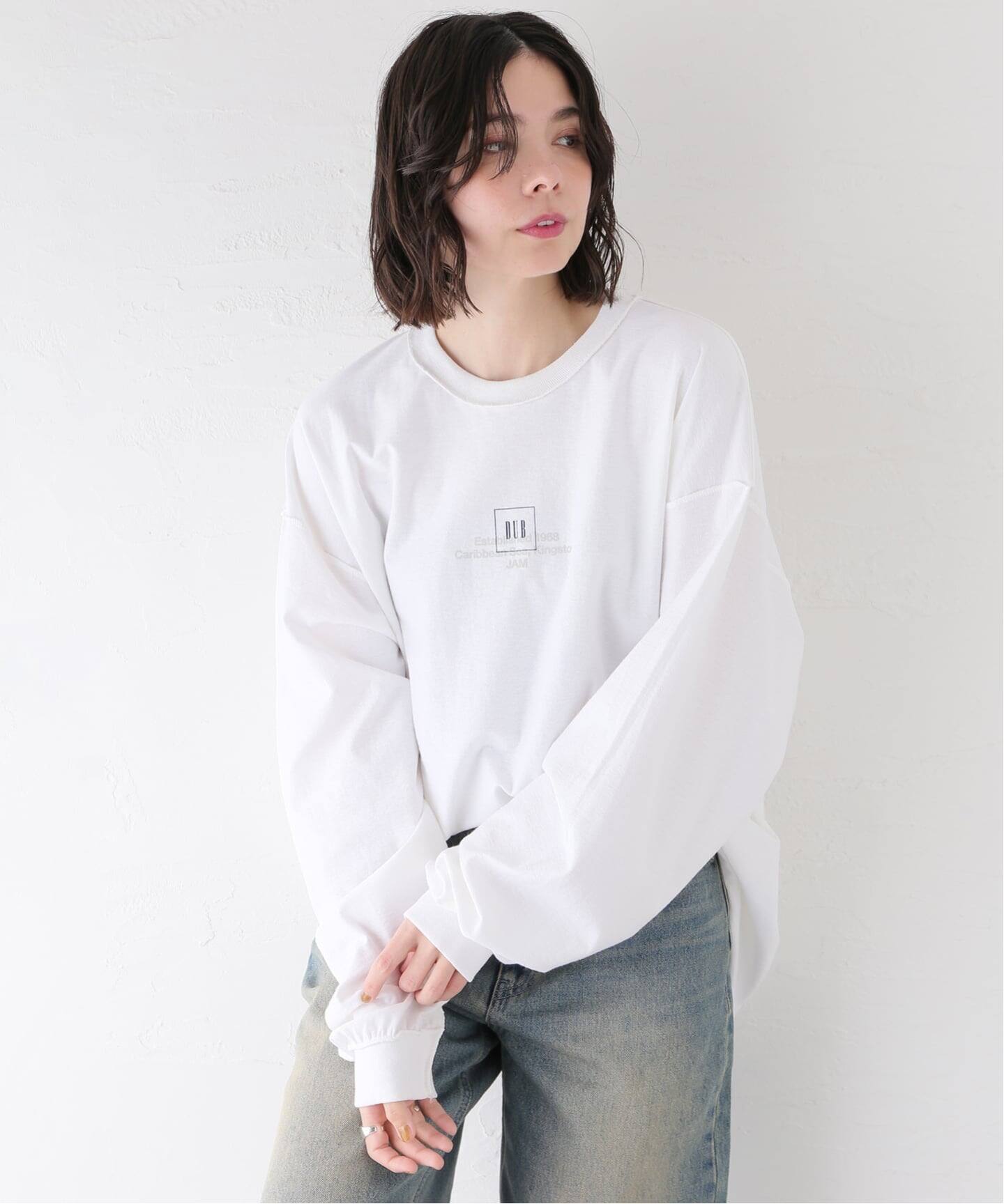 ISNESS MUSIC/イズネス ミュージック DUB ロンTEE：カットソー ISNESS MUSIC / イズネス ミュージック DUB EST L/SLEEVE T