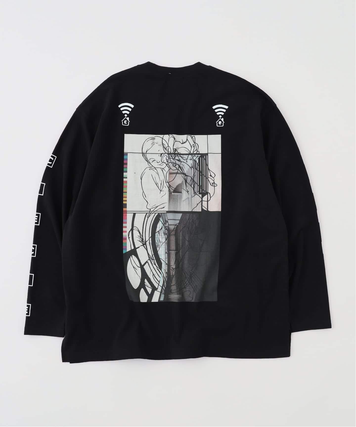 M　C.E.シーイー cavempt ロンT C.E シーイー CavEmpt グラフィック ロンT ロングTシャツ
