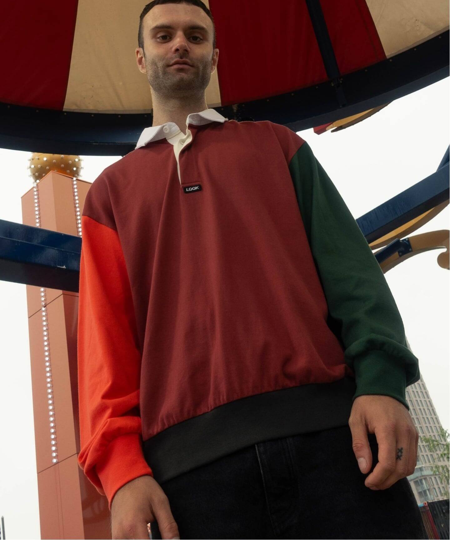 LQQK STUDIO / ルックスタジオ rugby shirt（Tシャツ／カットソー