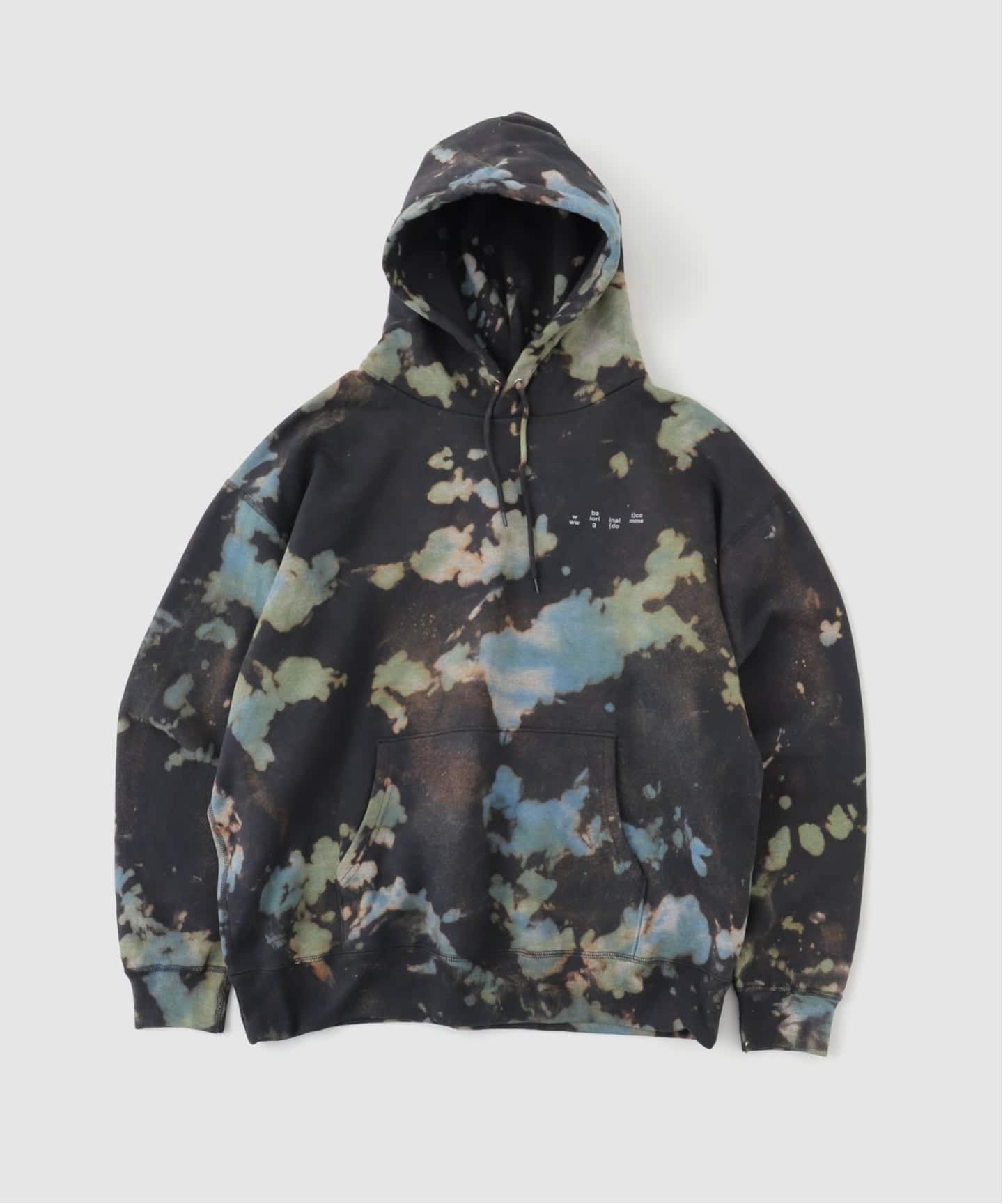 BAL / バル LOGO TIE DYE HOODIE by YUKIDYEL（パーカー）｜WISM