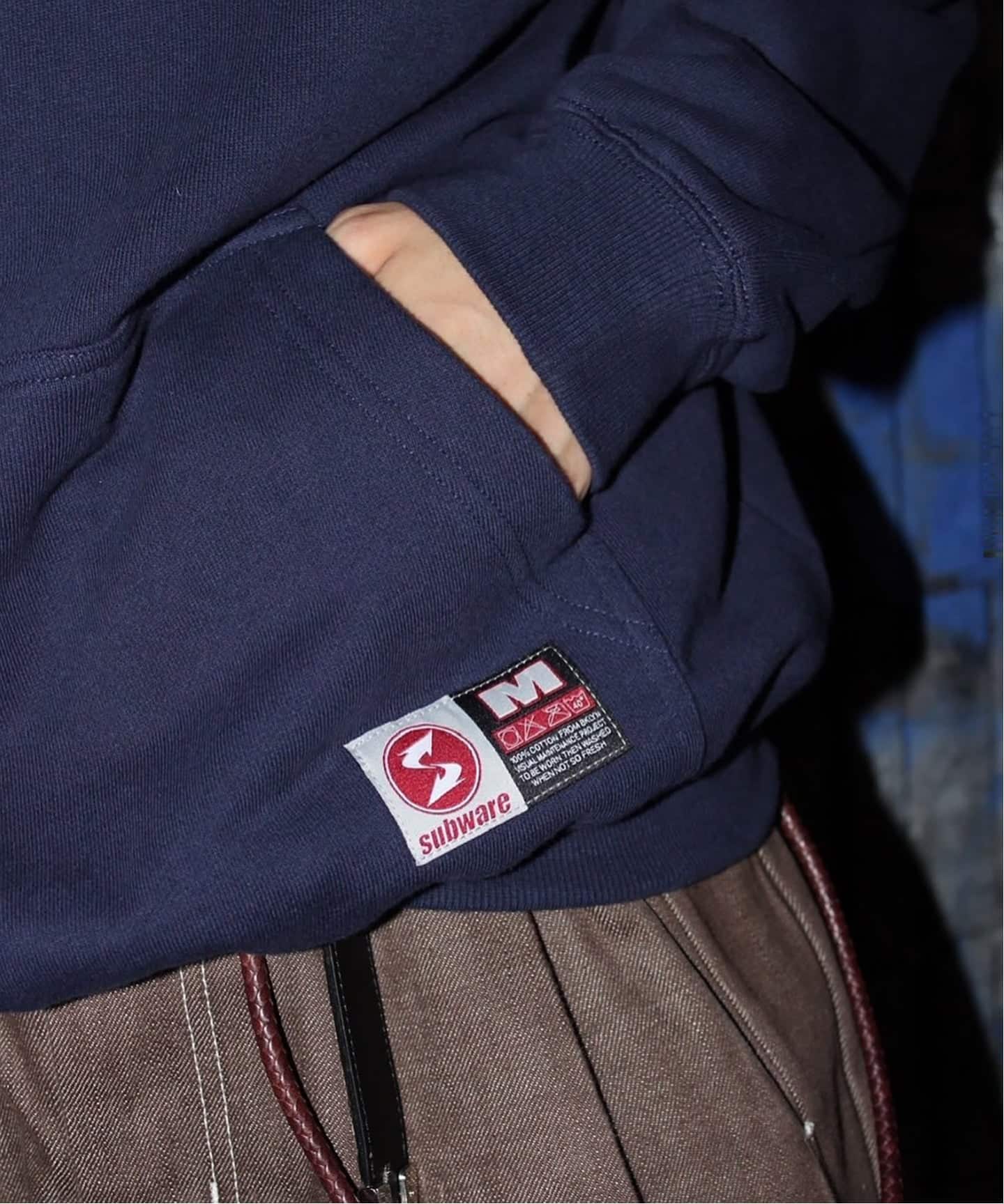 トップス SUBWARE STASH PIECE + TRAINCAR HOODIE STASH PIECE + TRAINCAR HOODIE (BLACK) - charlie works Hiroshima