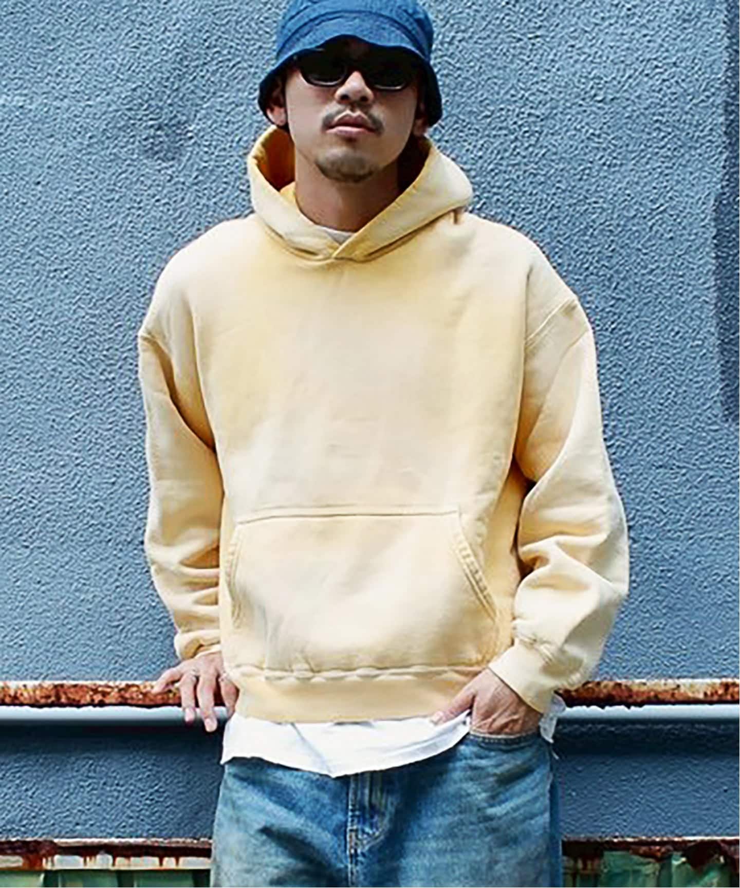 SPECIAL GUEST® イエロー フード付きスウェット　25-26 BARE KNUCKLES / ベアナックルズ Basics Hoodie（パーカー）｜WISM