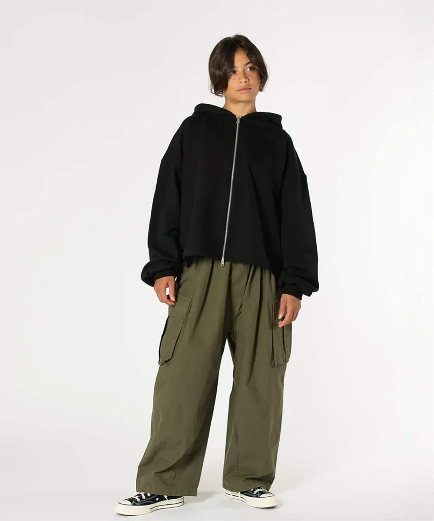Nissy パーカー Estudio Niksen / エストゥディオ・ニクセン Boxy Zip-up Hoodie