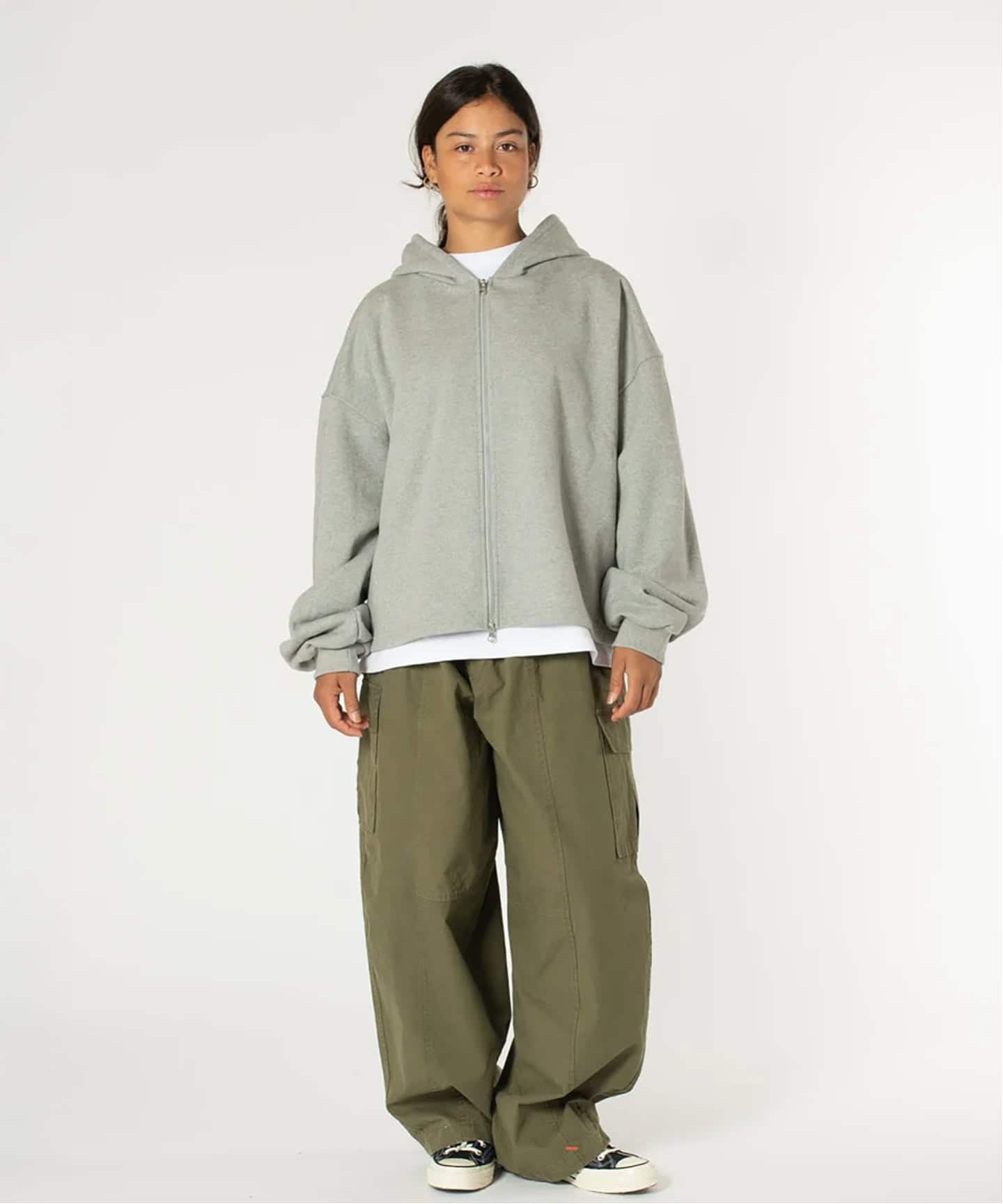 Estudio Niksen / エストゥディオ・ニクセン Boxy Zip-up Hoodie