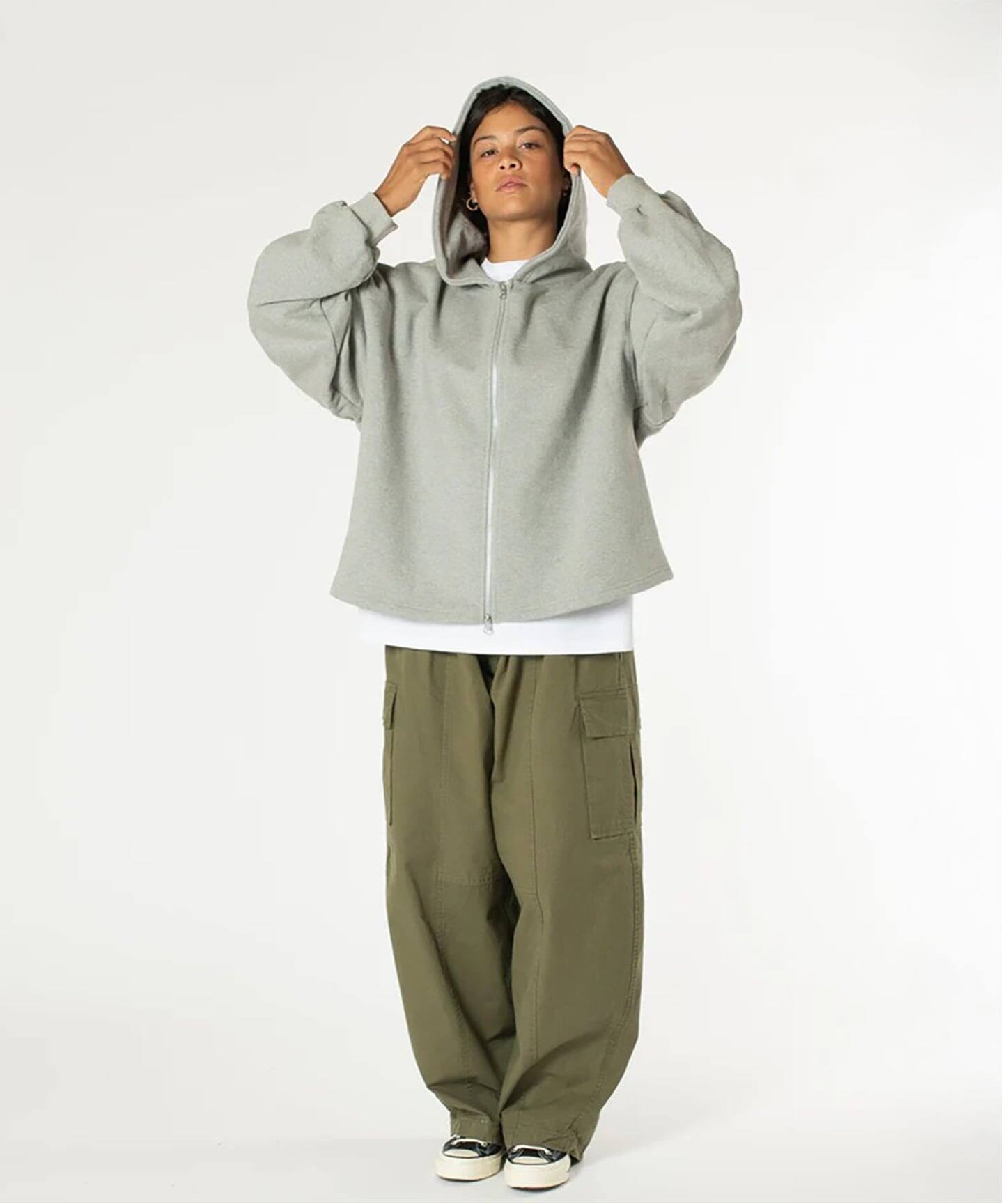 Estudio Niksen / エストゥディオ・ニクセン Boxy Zip-up Hoodie