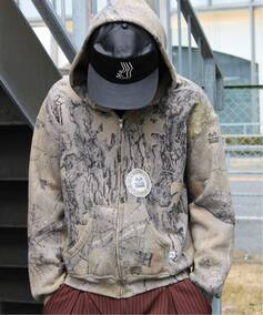 AKIMBO CLUB / アキンボクラブ ZIP UP HOODIE / REALCAMO（パーカー 