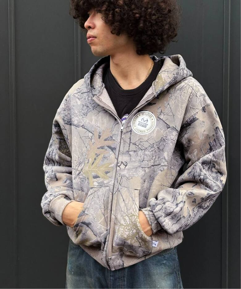 AKIMBO CLUB / アキンボクラブ ZIP UP HOODIE / REALCAMO（パーカー 
