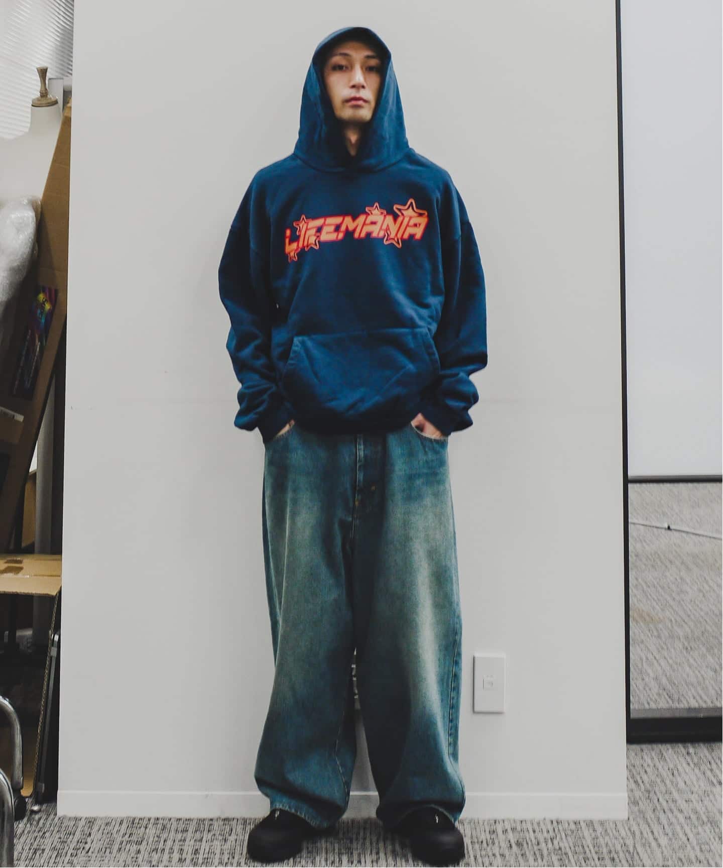 LIFEMANIA / ライフマニア RACING STAR LOGO HOODIE（パーカー）｜WISM